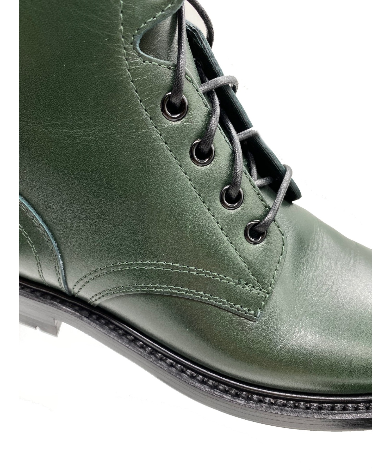 中古・古着通販】CELINE (セリーヌ) サイドジップブーツ グリーン