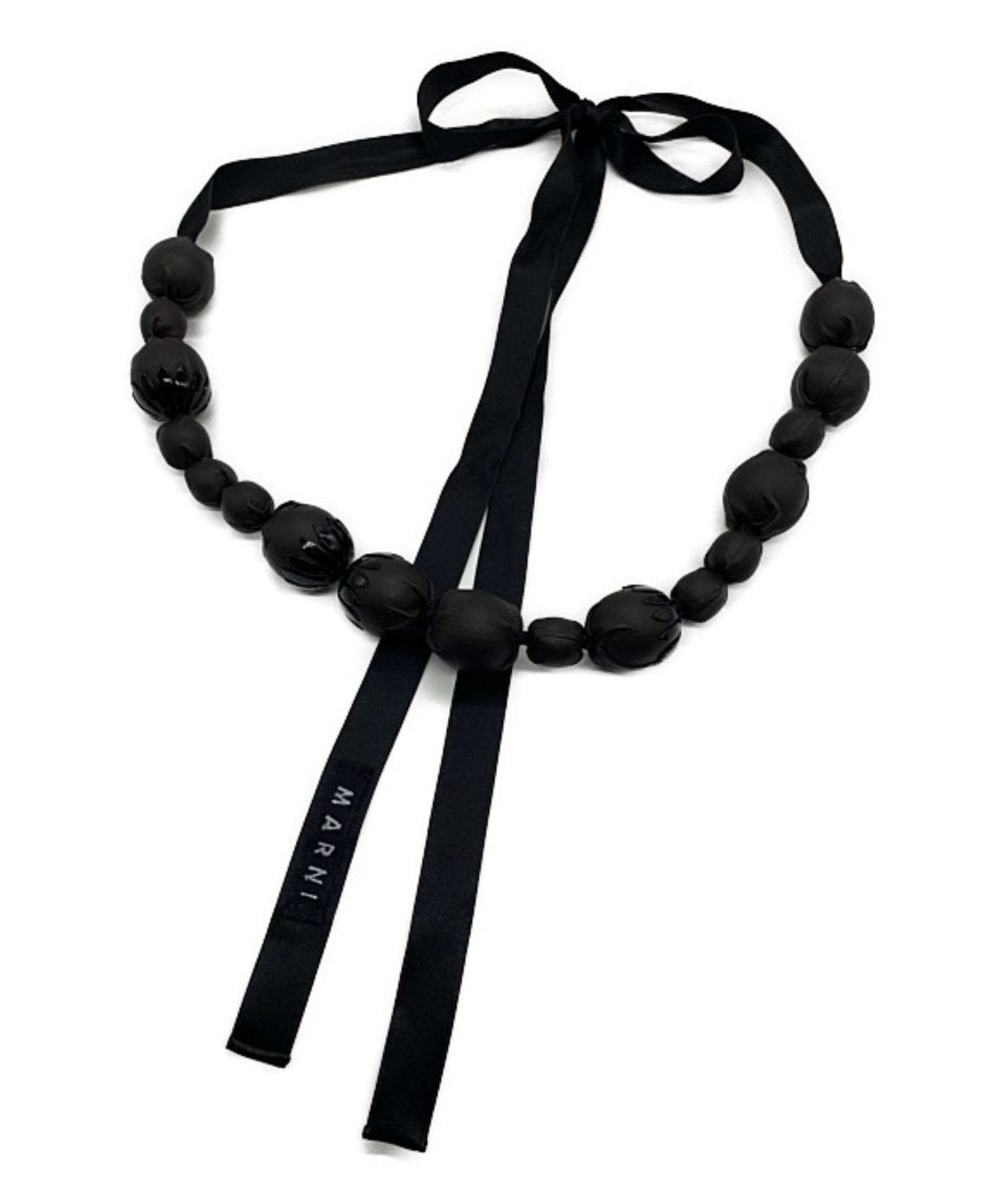 MARNI ブラック ネックレス 中古・古着通販】MARNI (マルニ) ネックレス ブラック｜ブランド・古着