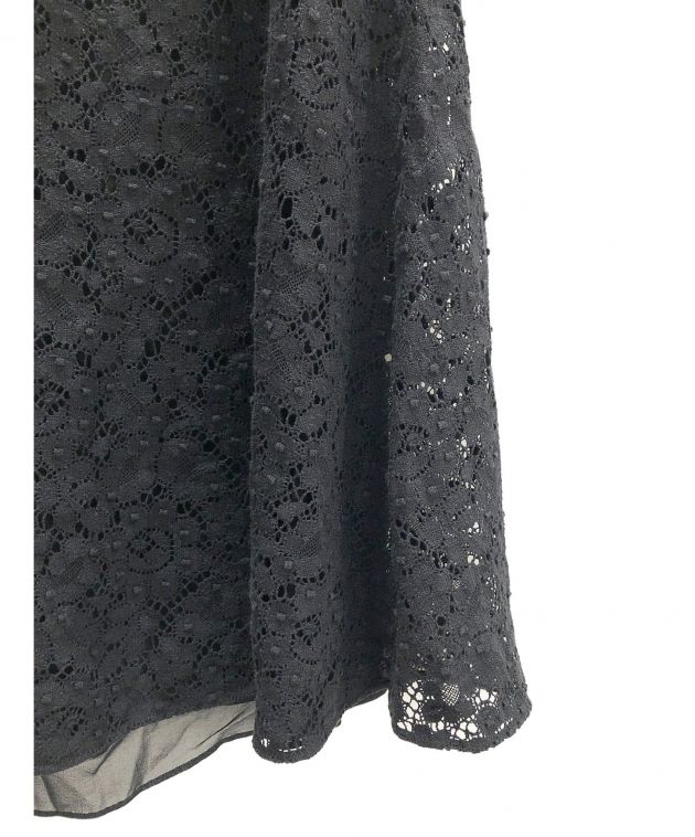 【美品】GUCCI シェリーライン　レーススカート 中古・古着通販】GUCCI (グッチ) レーススカート ブラック サイズ:36