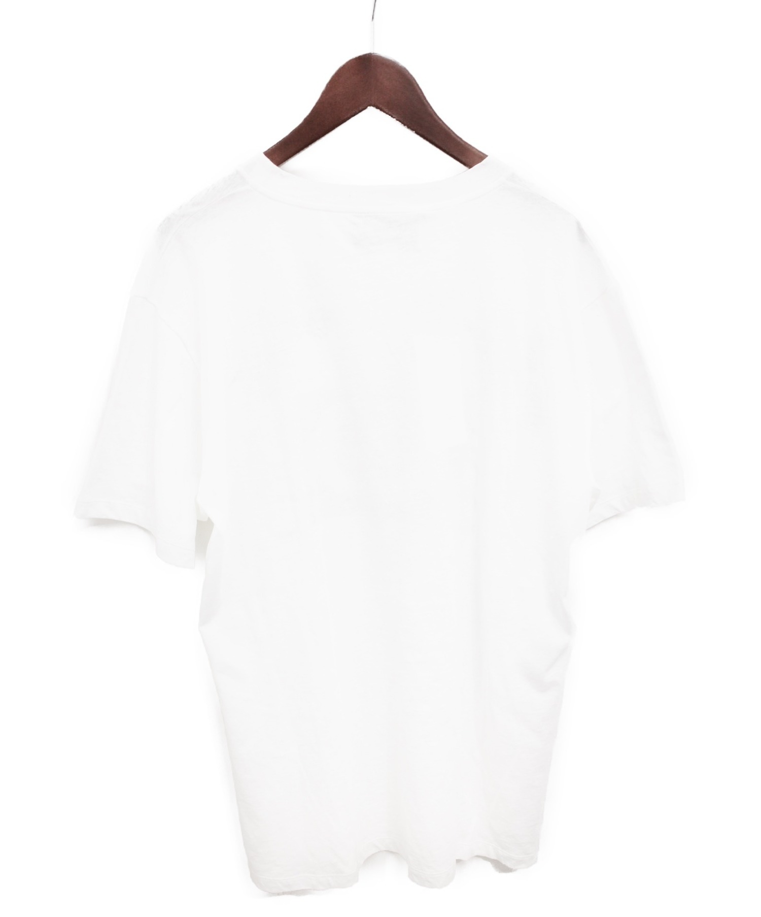 中古・古着通販】GUCCI (グッチ) ダメージ加工フローラルロゴTシャツ 
