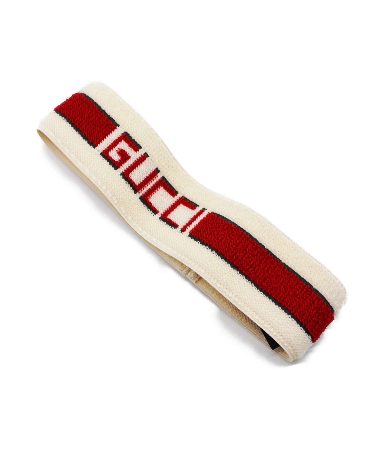 中古・古着通販】GUCCI (グッチ) ストライプエラスティックヘアバンド