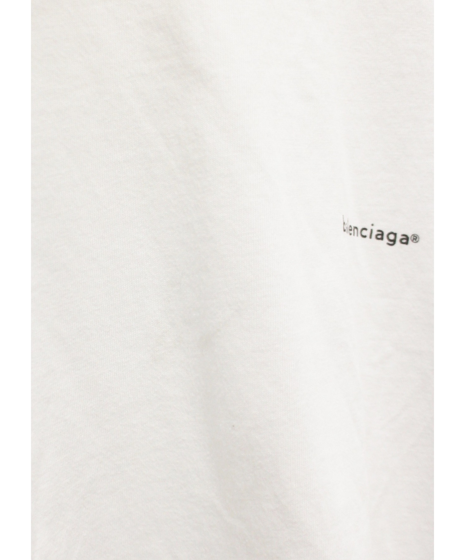 中古・古着通販】BALENCIAGA (バレンシアガ) ロゴTシャツ ホワイト