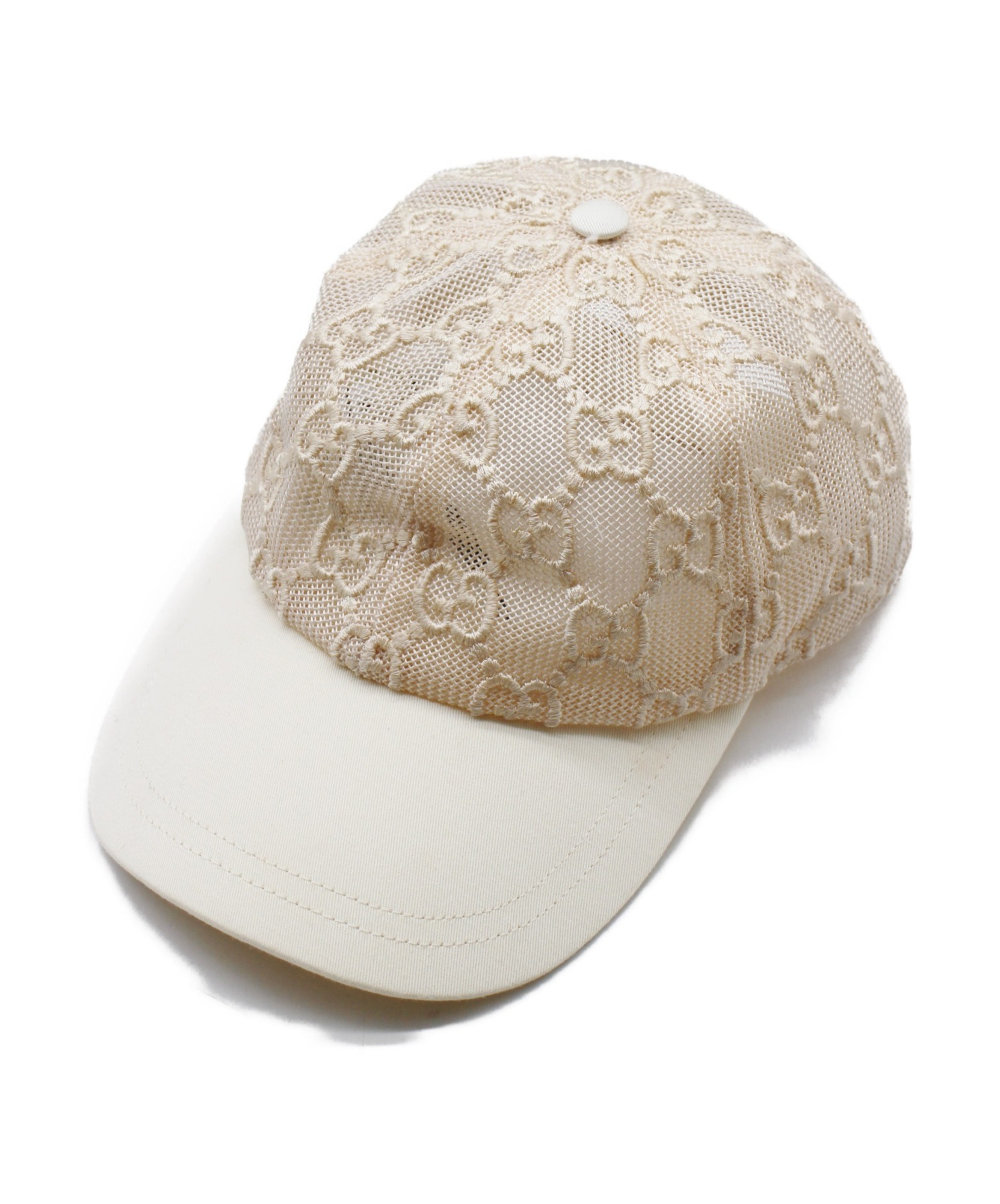 中古・古着通販】GUCCI (グッチ) GGエンブロイダリー ベースボール