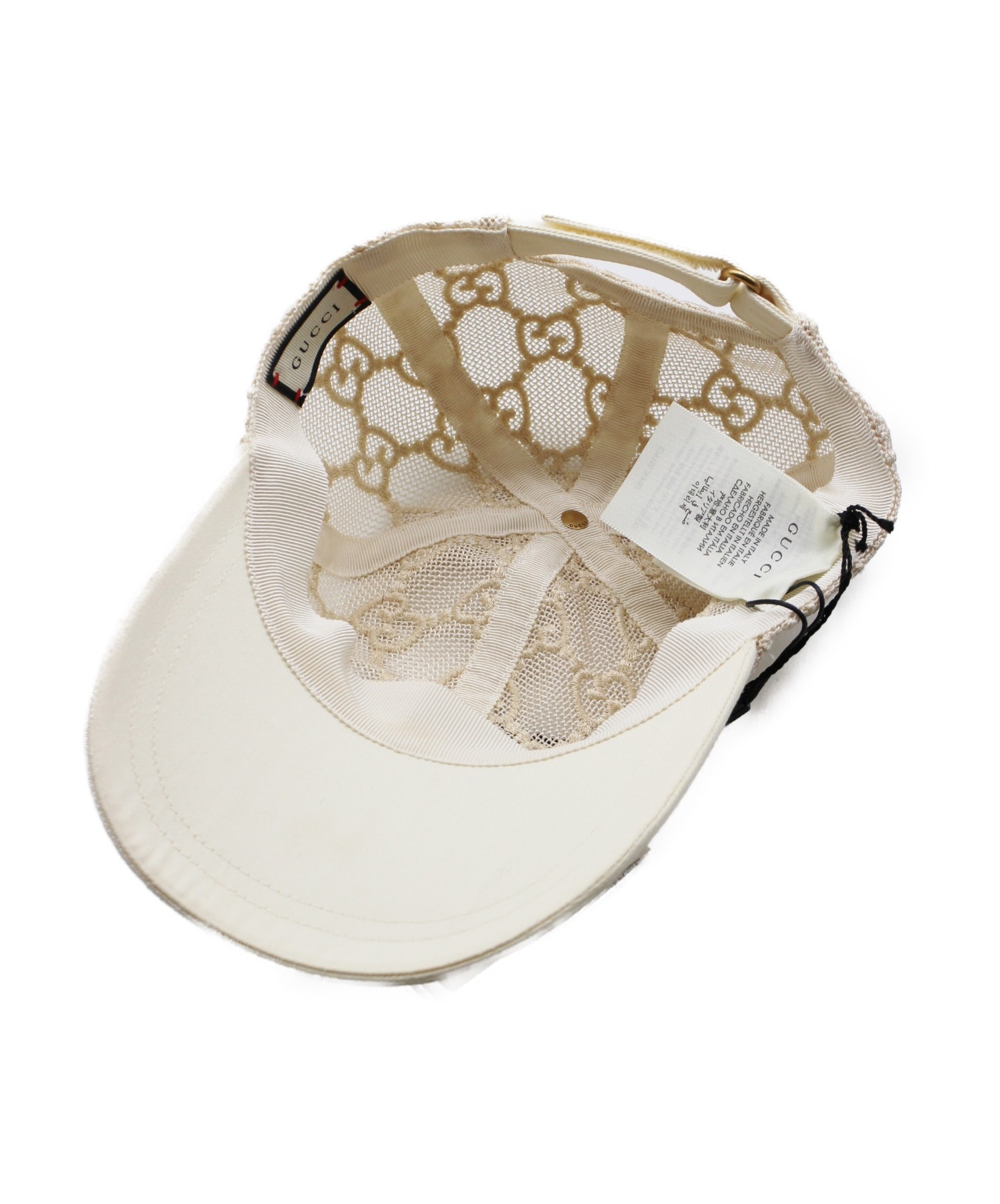 中古・古着通販】GUCCI (グッチ) GGエンブロイダリー ベースボール