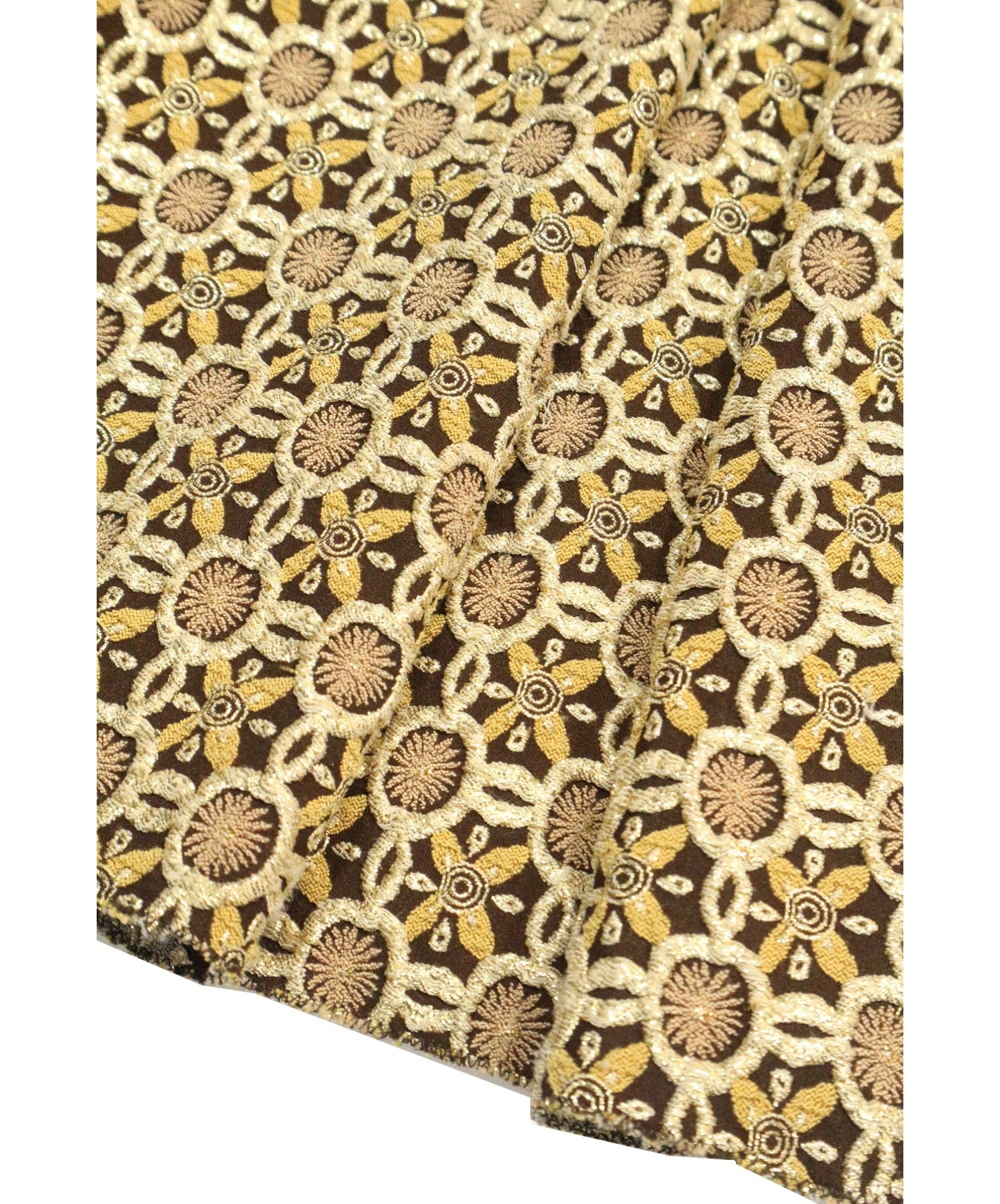 お値下げしました！ プラダ、イタリア製、ゴールド刺繍スカート 中古・古着通販】PRADA (プラダ) 刺繍スカート ゴールド サイズ:38