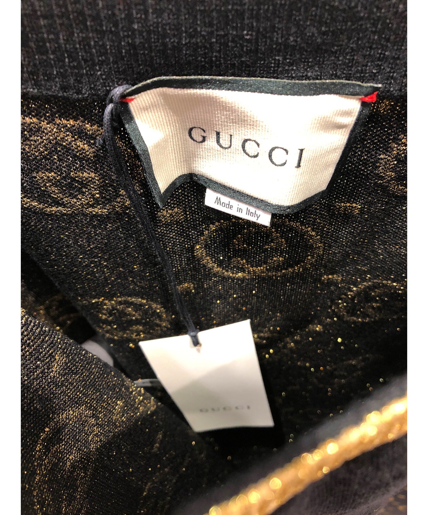 中古・古着通販】GUCCI (グッチ) GGニットスカート ブラック サイズ:S