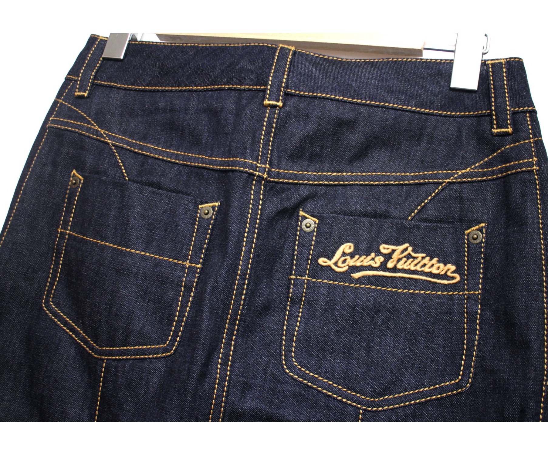 中古・古着通販】LOUIS VUITTON (ルイヴィトン) デニムスカート