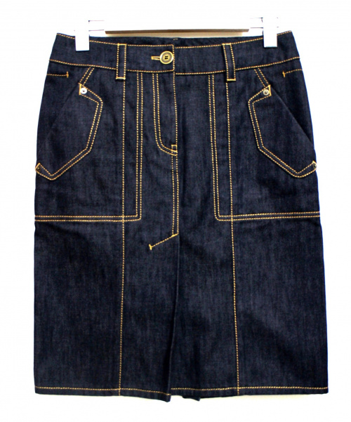 ルイ・ヴィトン ロゴデニムスカート LOUIS VUITTON - 極美品 ルイヴィトン LOUIS VUITTON スカート デニム