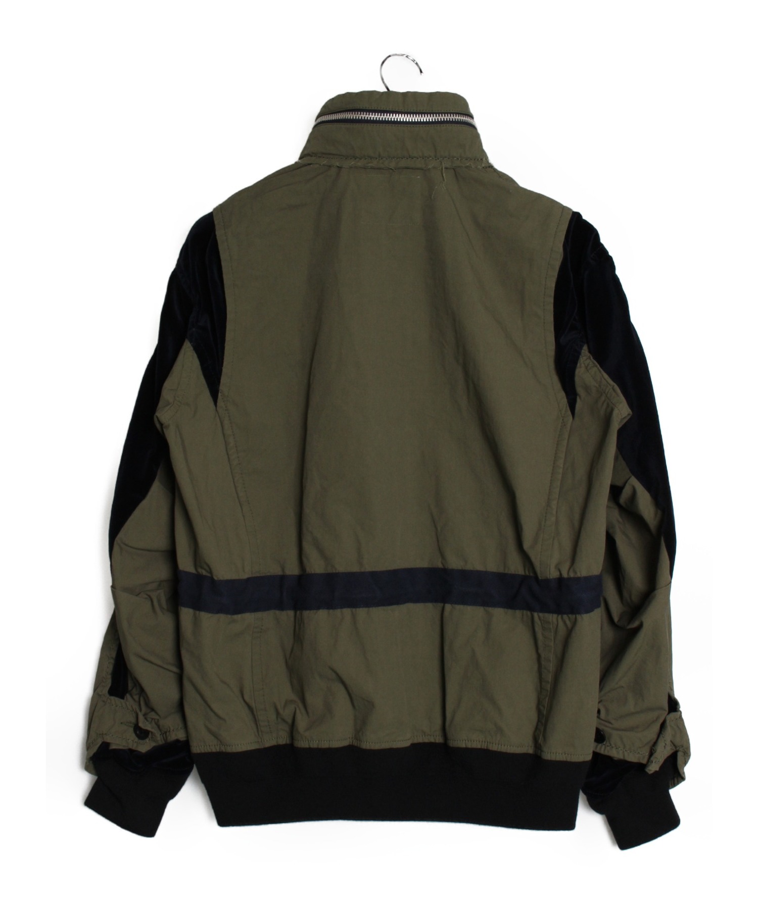 中古・古着通販】sacai (サカイ) 切替ミリタリージャケット オリーブ