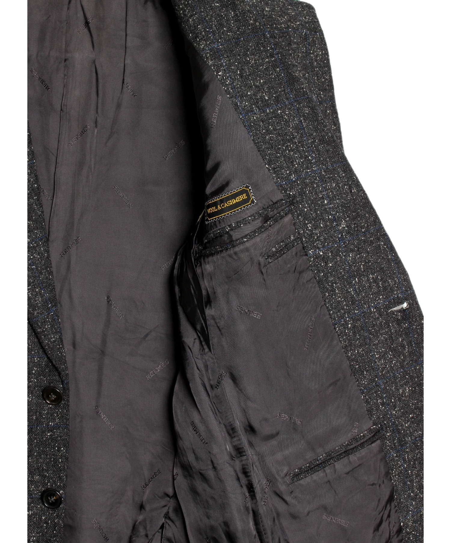 中古・古着通販】HERMES (エルメス) ウールカシミヤテーラード