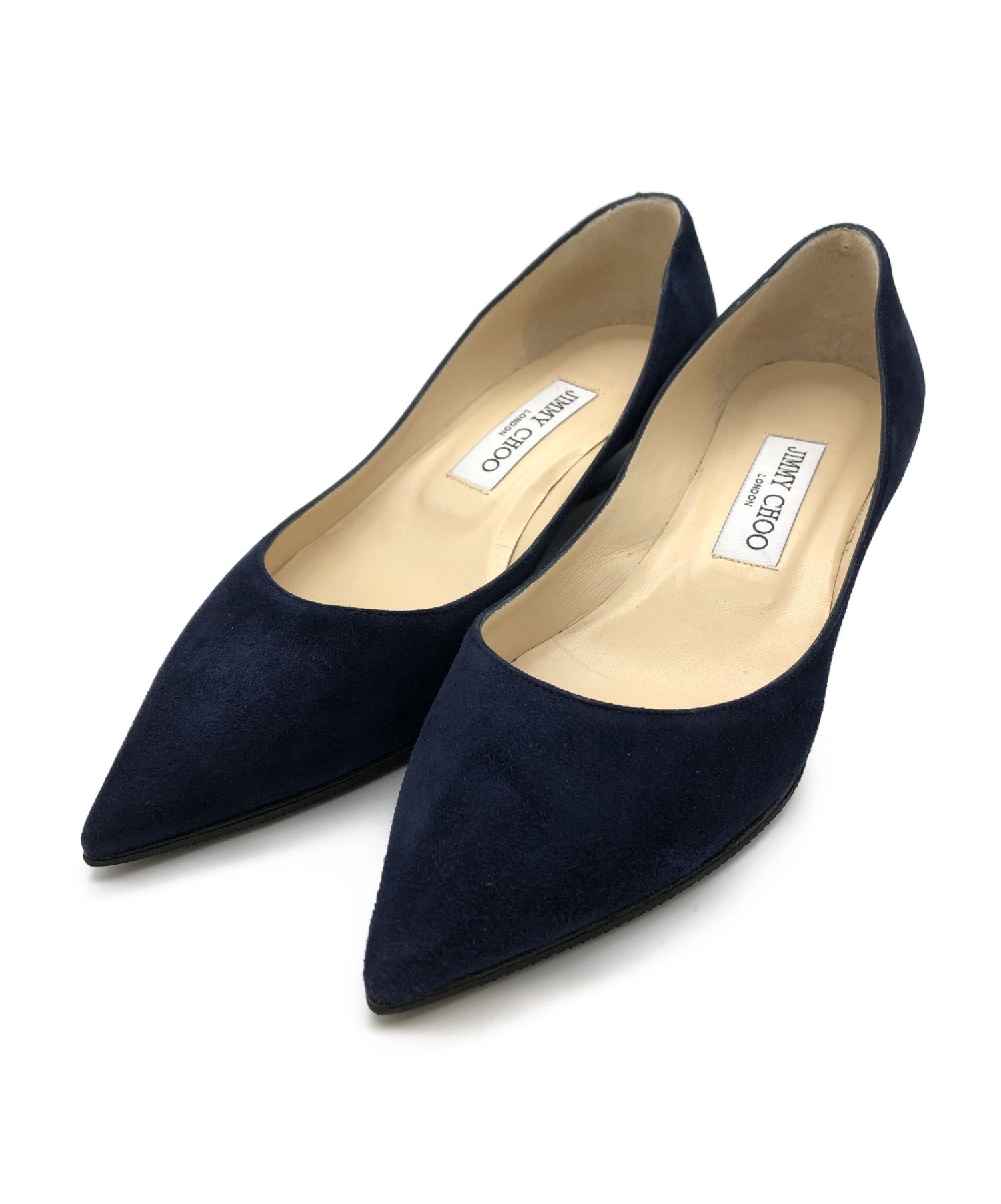 中古・古着通販】JIMMY CHOO (ジミーチュウ) ウェッジソールパンプス