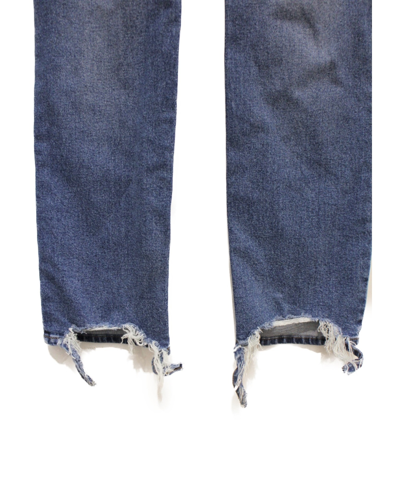 中古・古着通販】BALENCIAGA (バレンシアガ) ダメージ加工デニムパンツ 