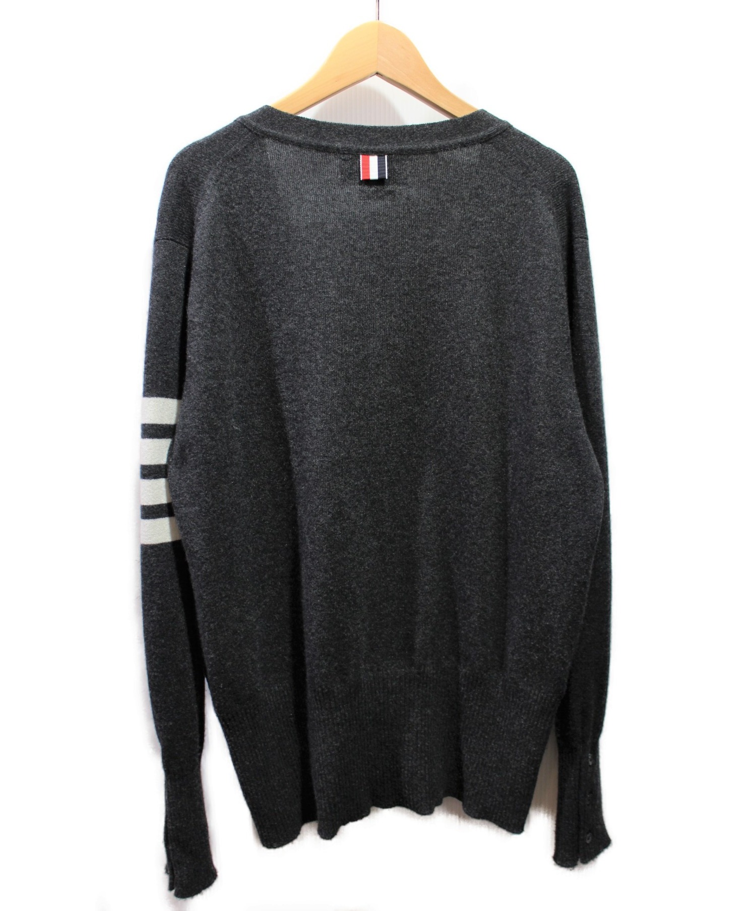 4bar ファッション THOM BROWNE グレー カーディガン サイズ2