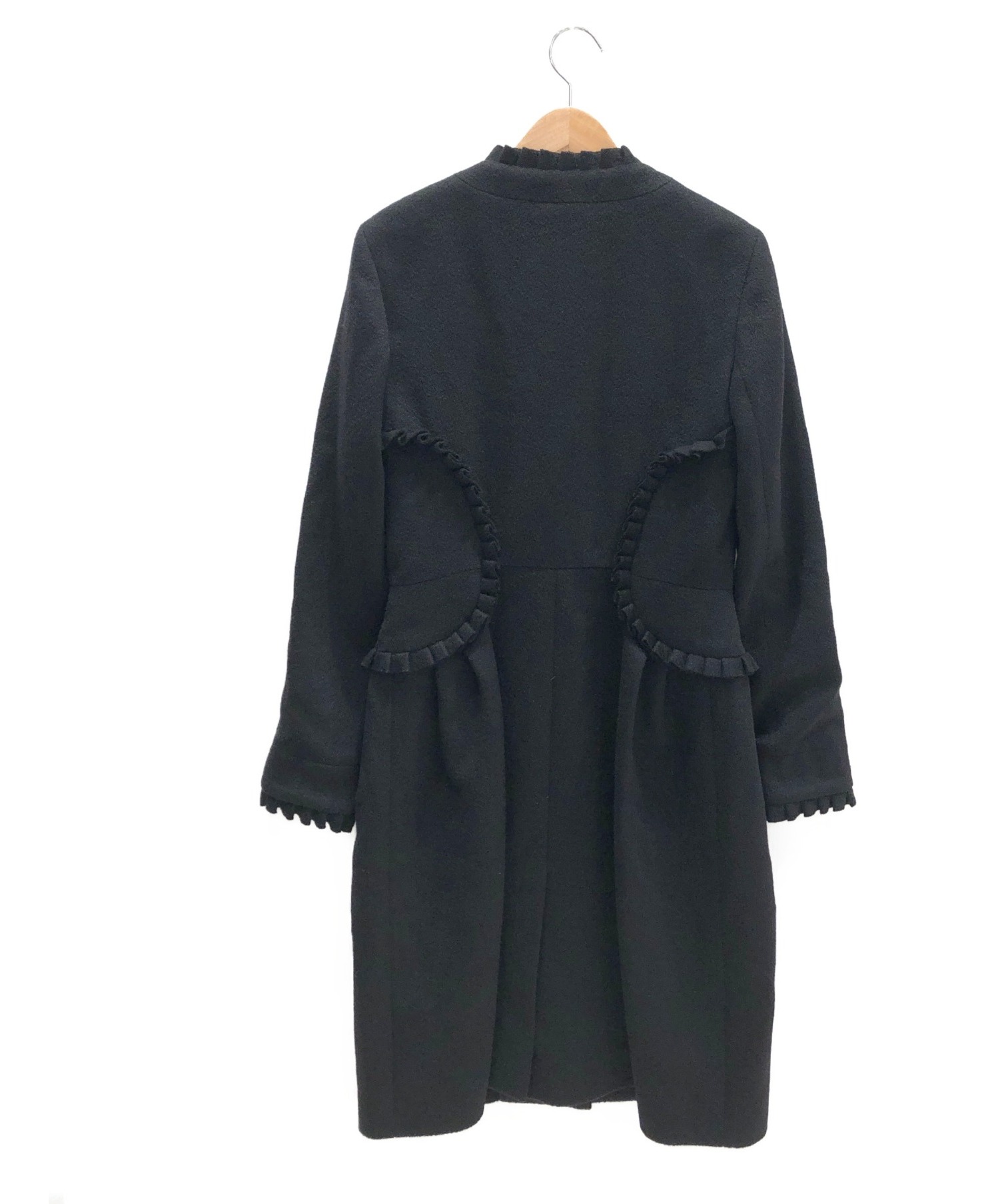 中古・古着通販】FENDI (フェンディ) カシミヤロングコート ブラック 