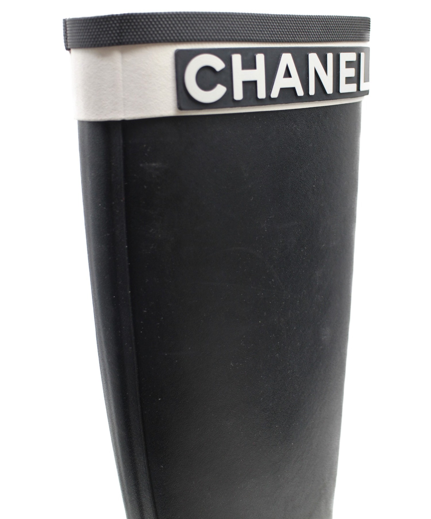 CHANEL ブラック ラバーブーツ レインブーツ サイズ35 楽天市場】CHANEL レインブーツ HIGH BOOTS G34076 ラバー BLACK