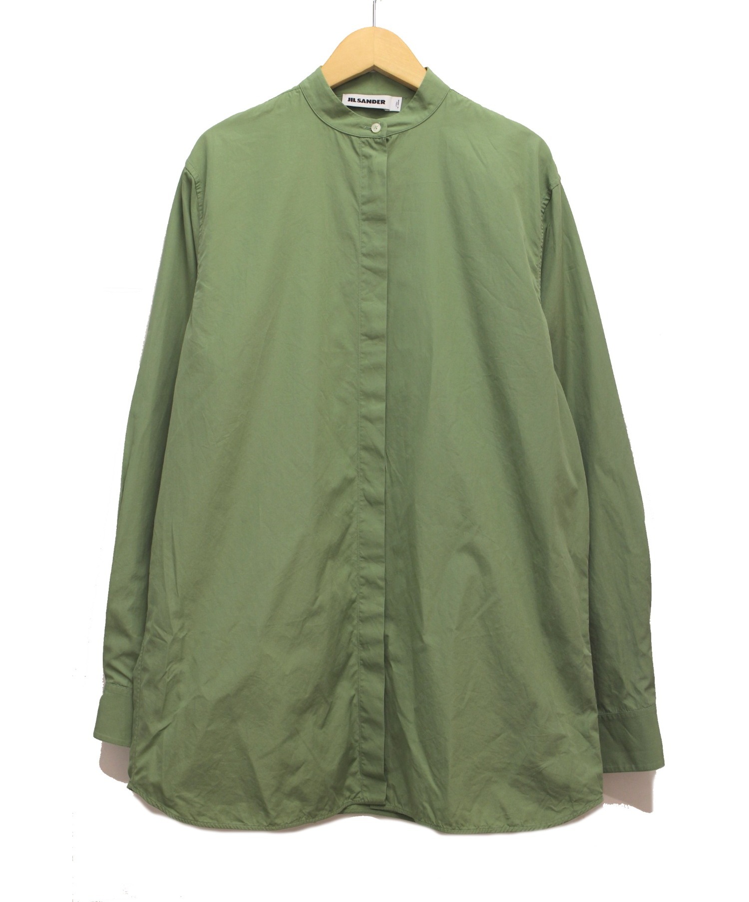 中古・古着通販】JIL SANDER (ジルサンダー) バンドカラーシャツ