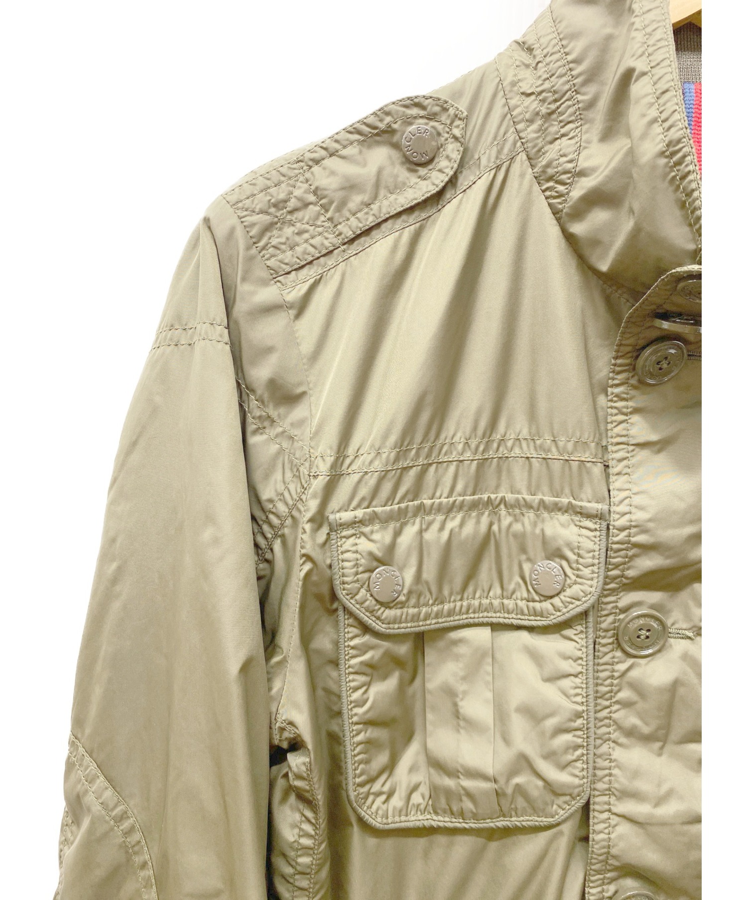 中古・古着通販】MONCLER (モンクレール) ナイロンジャケット カーキ
