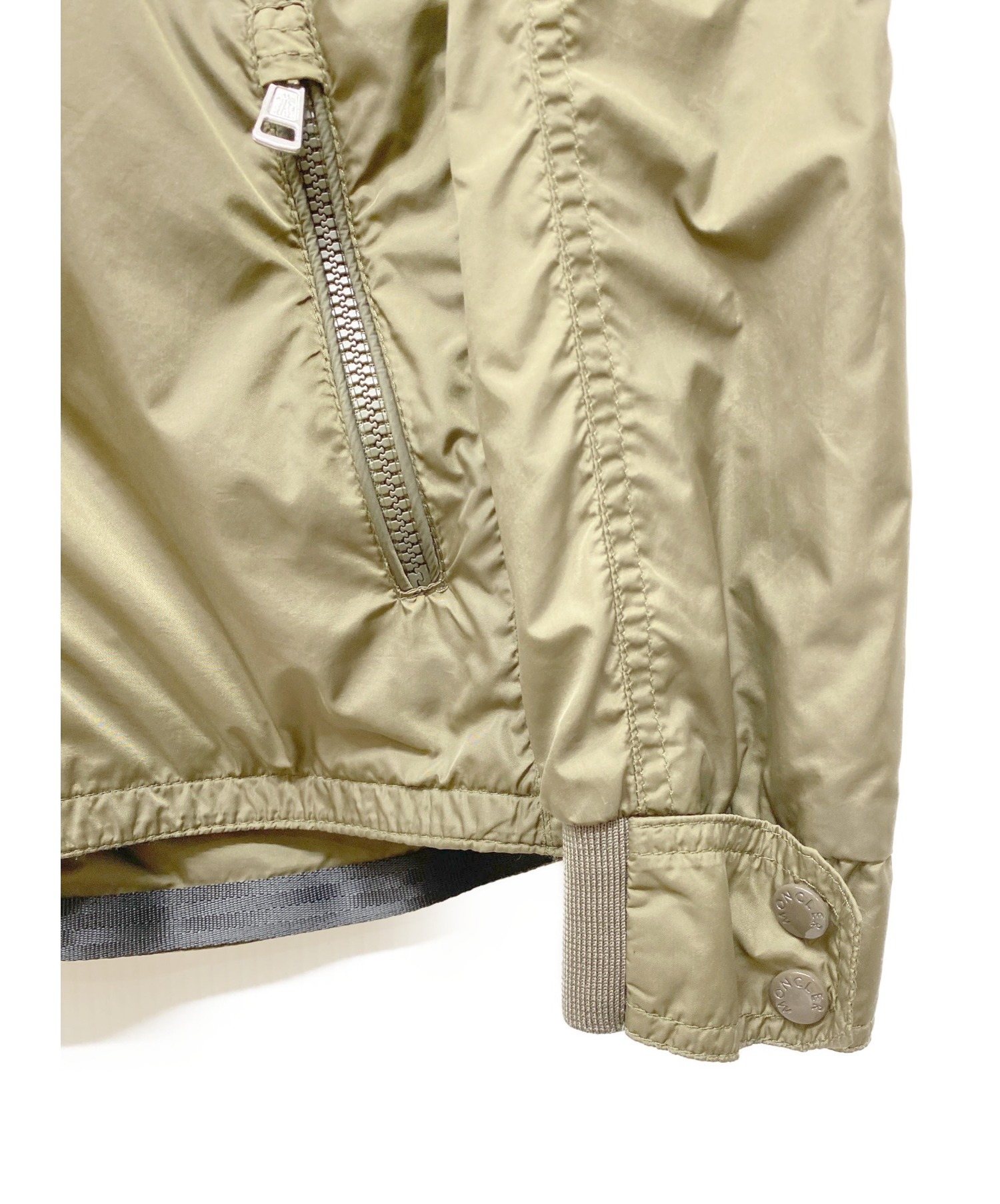 中古・古着通販】MONCLER (モンクレール) ナイロンジャケット カーキ
