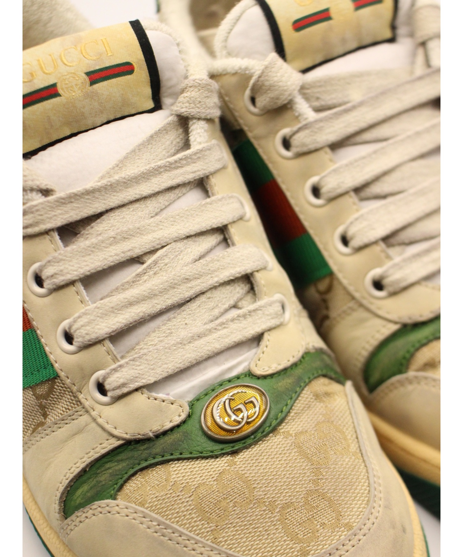 GUCCI ヴィンテージ加工スニーカー 【公式通販】