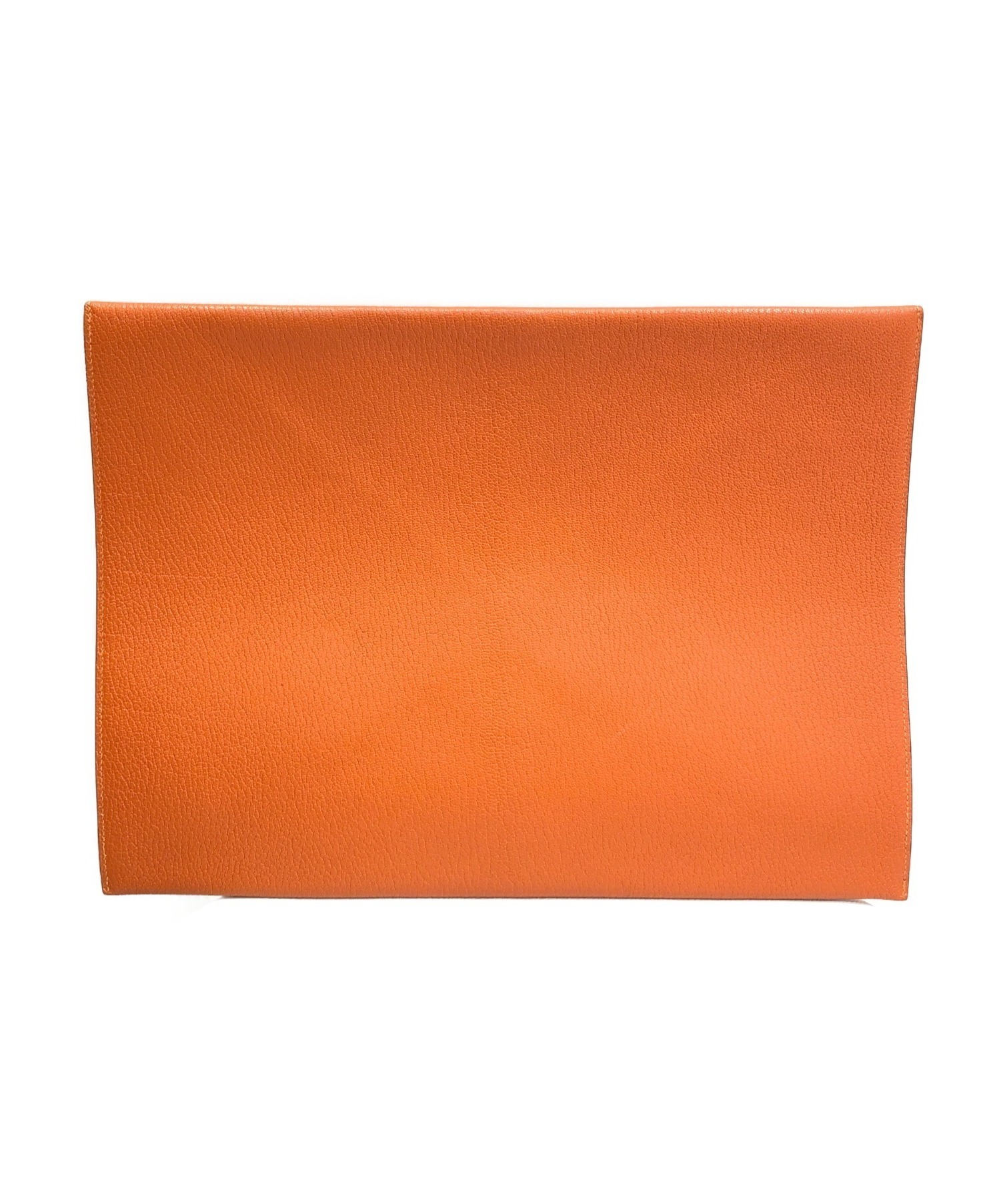エルメス、オレンジ 書類ケース 中古・古着通販】HERMES (エルメス) 書類ケース オレンジ サイズ