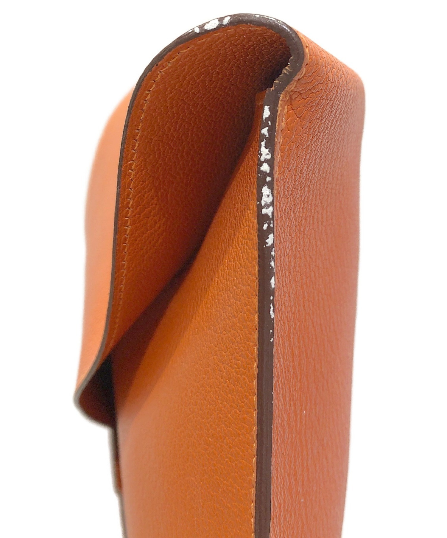 エルメス、オレンジ 書類ケース 中古・古着通販】HERMES (エルメス) 書類ケース オレンジ サイズ