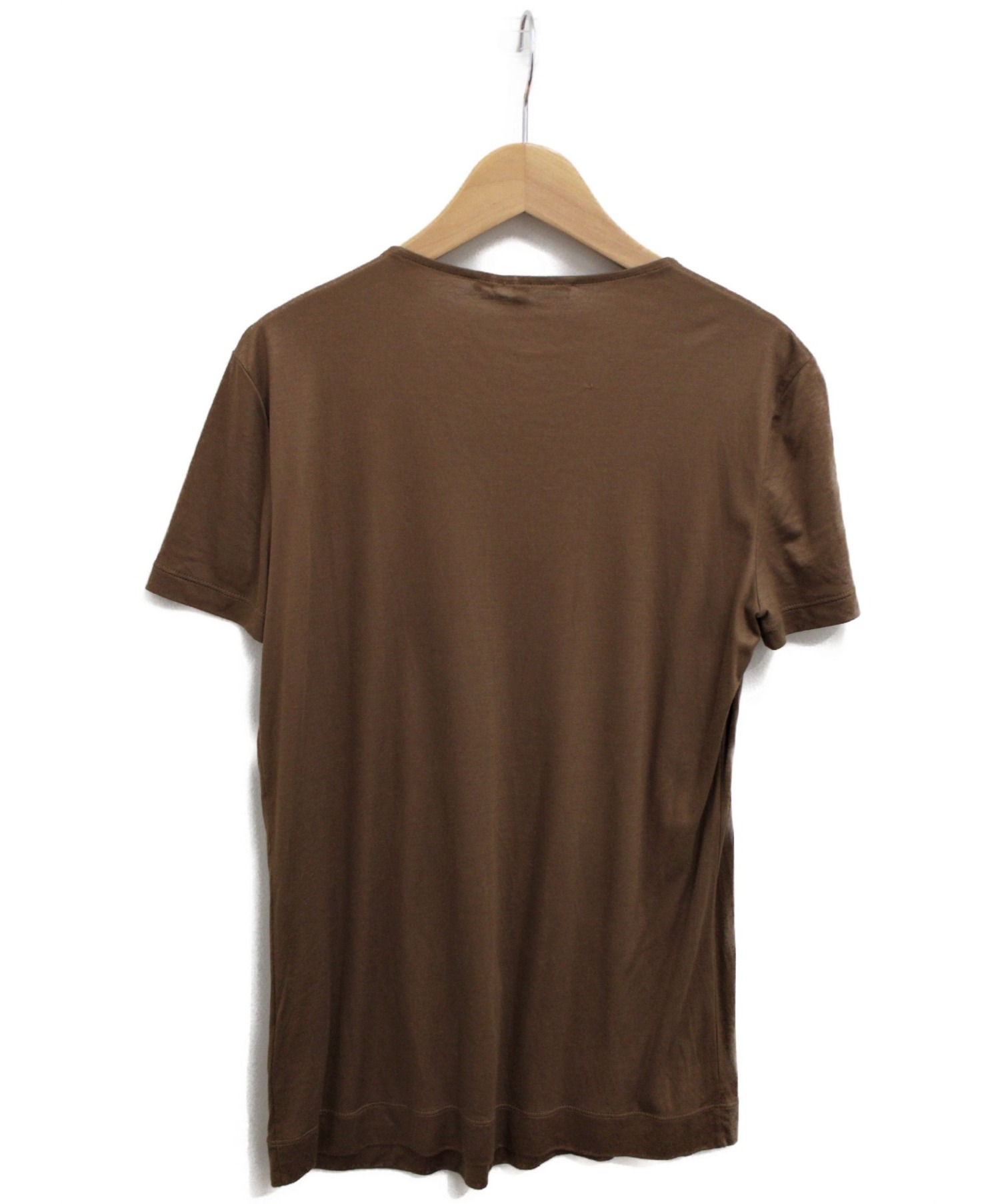 中古・古着通販】GUCCI (グッチ) リボンカットソー ブラウン 中古・古着通販】GUCCI (グッチ) リボンカットソー ブラウン