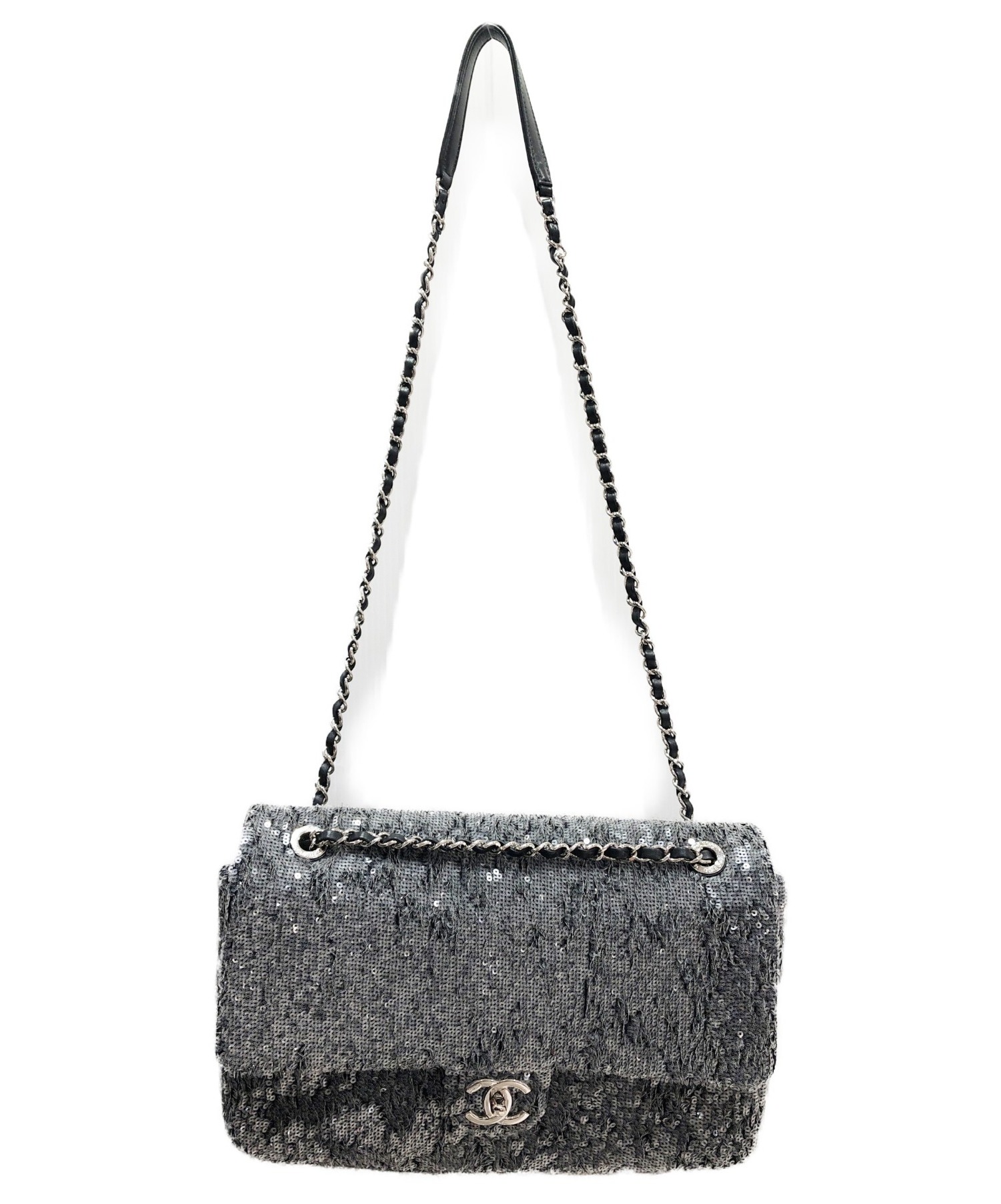 中古・古着通販】CHANEL (シャネル) スパンコールチェーンショルダー
