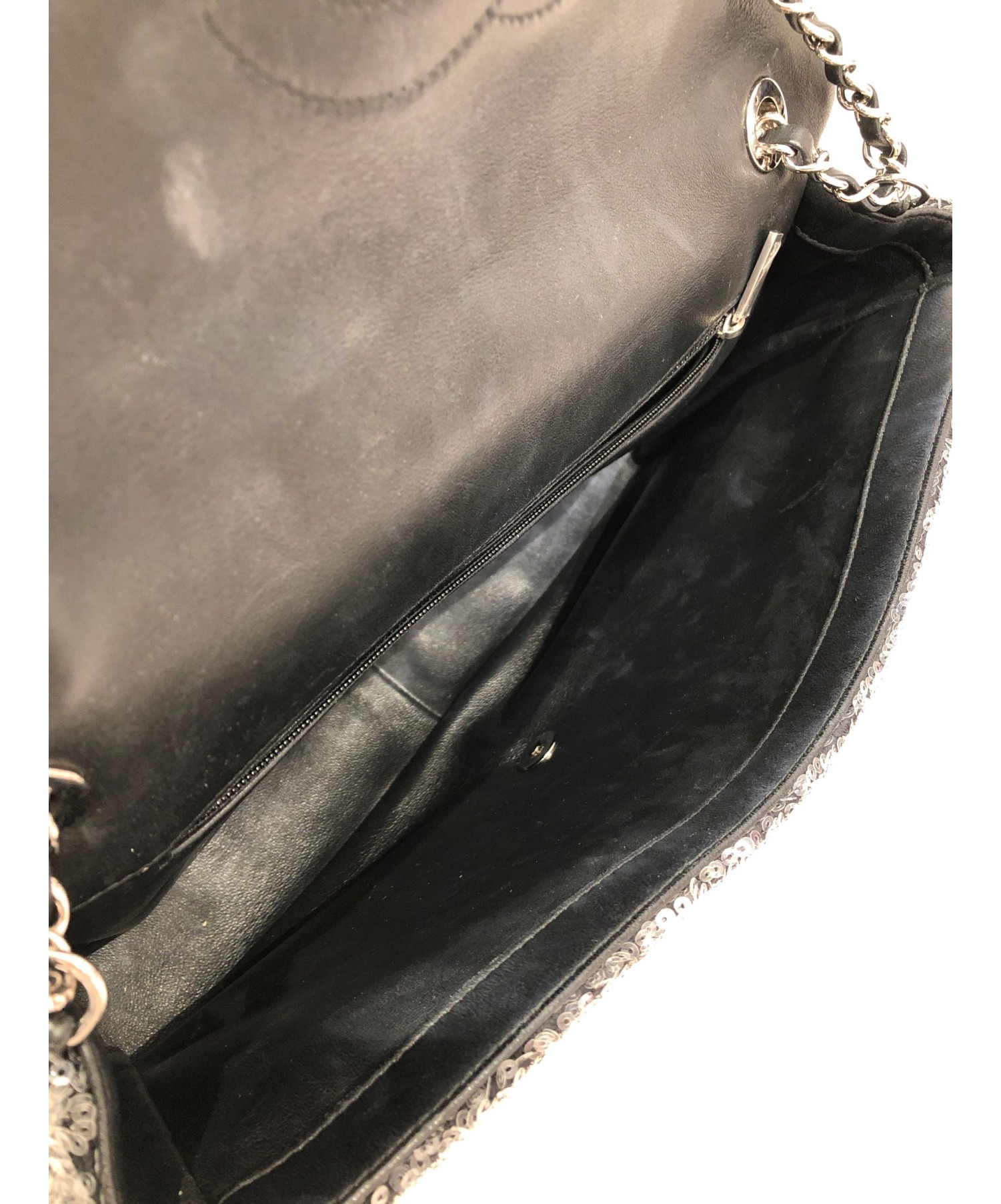 中古・古着通販】CHANEL (シャネル) スパンコールチェーンショルダー