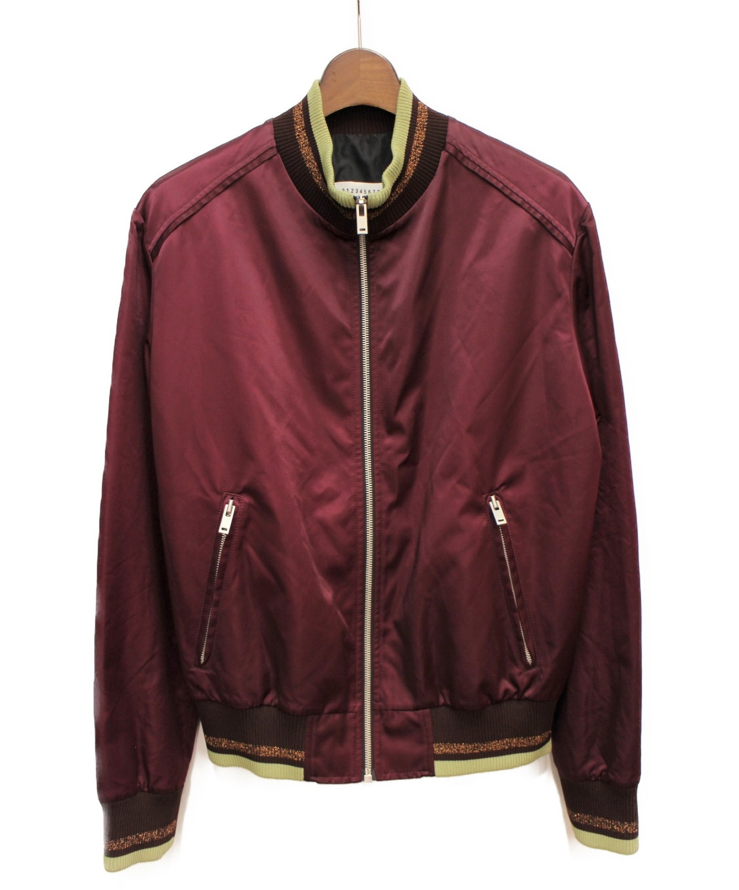 メゾンマルジェラ　ノーカラー　ナイロンジャケット　maison margiela メゾンマルジェラ ノーカラー ナイロンジャケット maison margiela