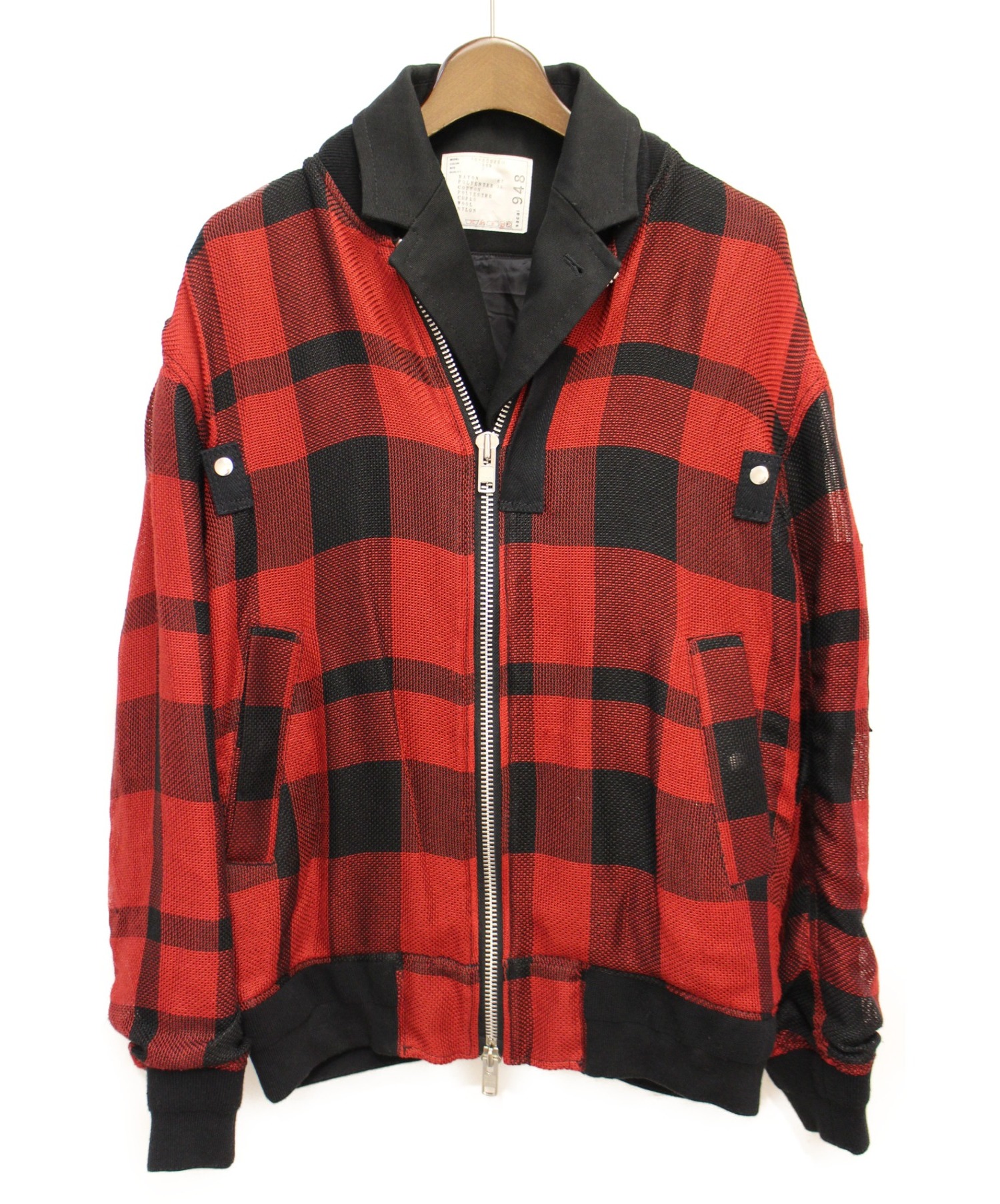 【値下げ】sacai テーラード型ドッキングMA-1 ブルゾン　ジャケット 1501730831.jpg?1646658271