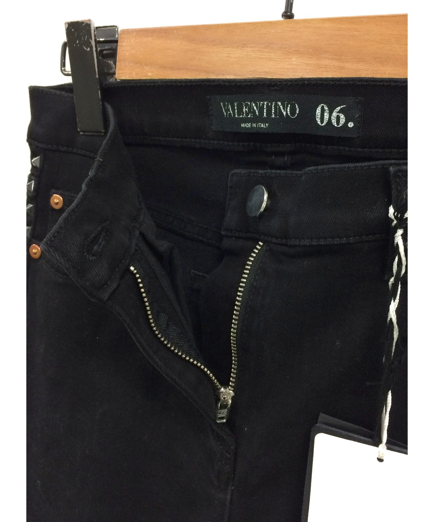 中古・古着通販】VALENTINO (バレンティノ) スタッズスキニーデニム 