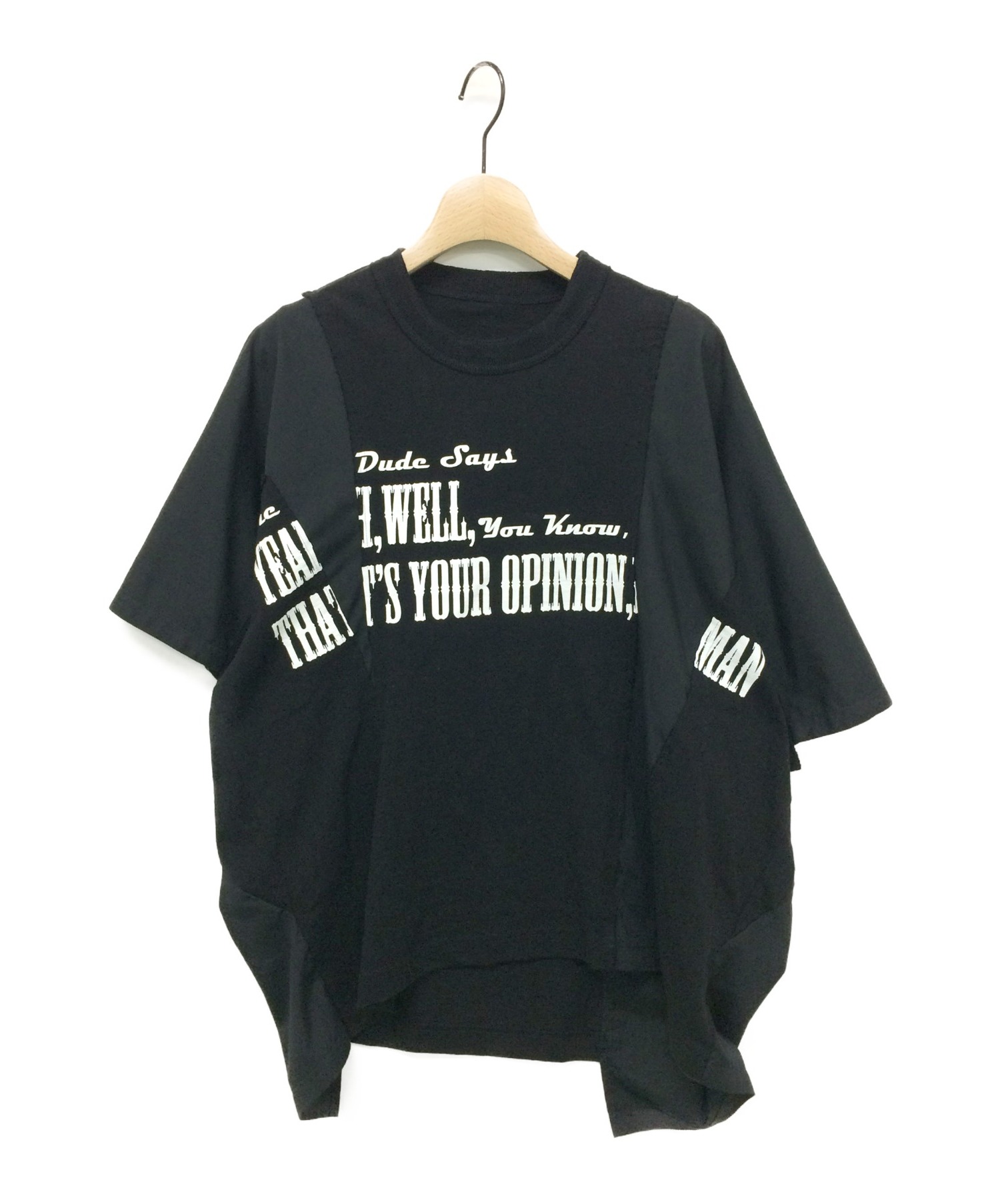 中古・古着通販】sacai (サカイ) ×THE BIG LEBOWSKI 再構築Tシャツ  