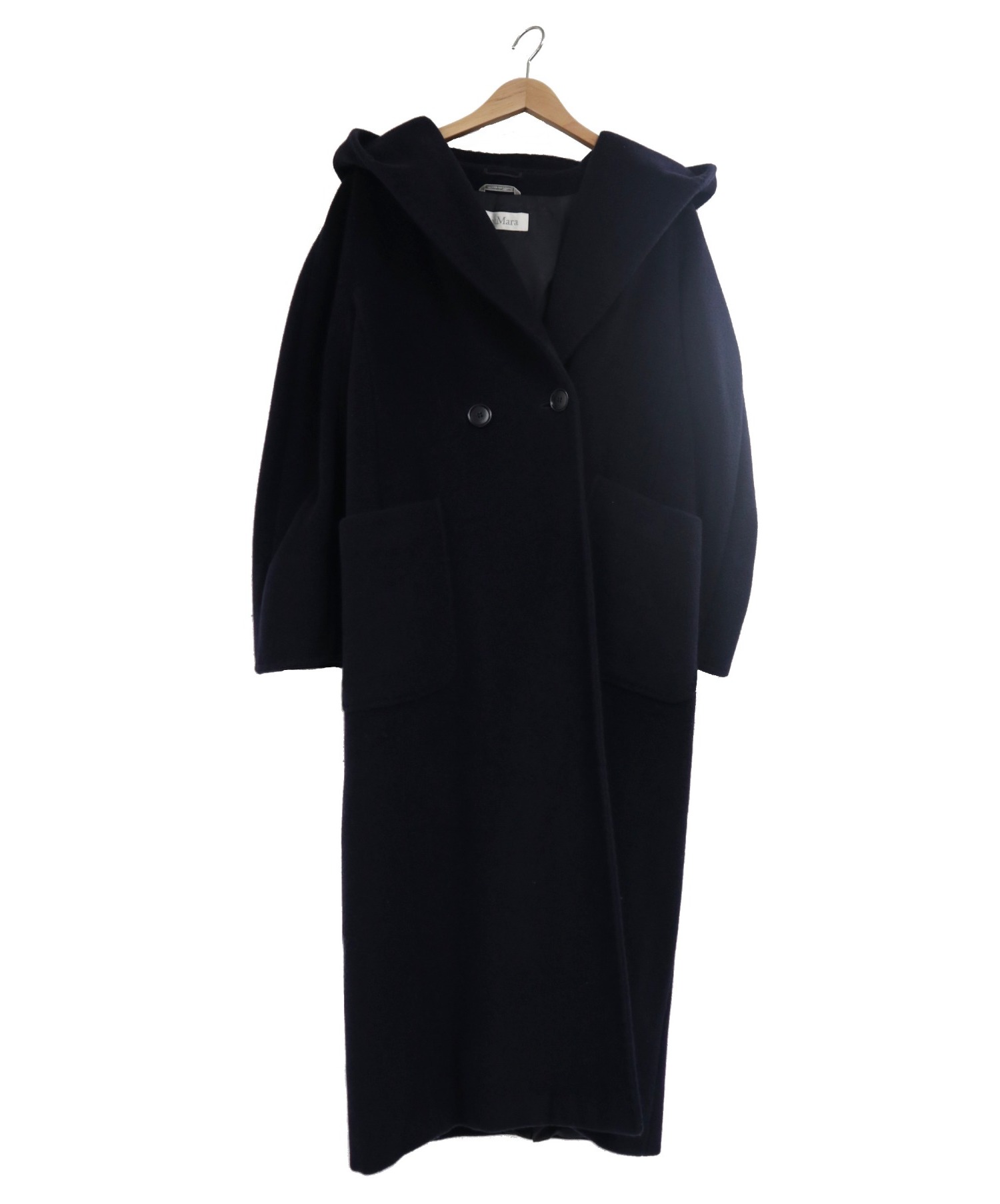 中古・古着通販】MaxMara (マックスマーラ) ウールカシミヤフード 