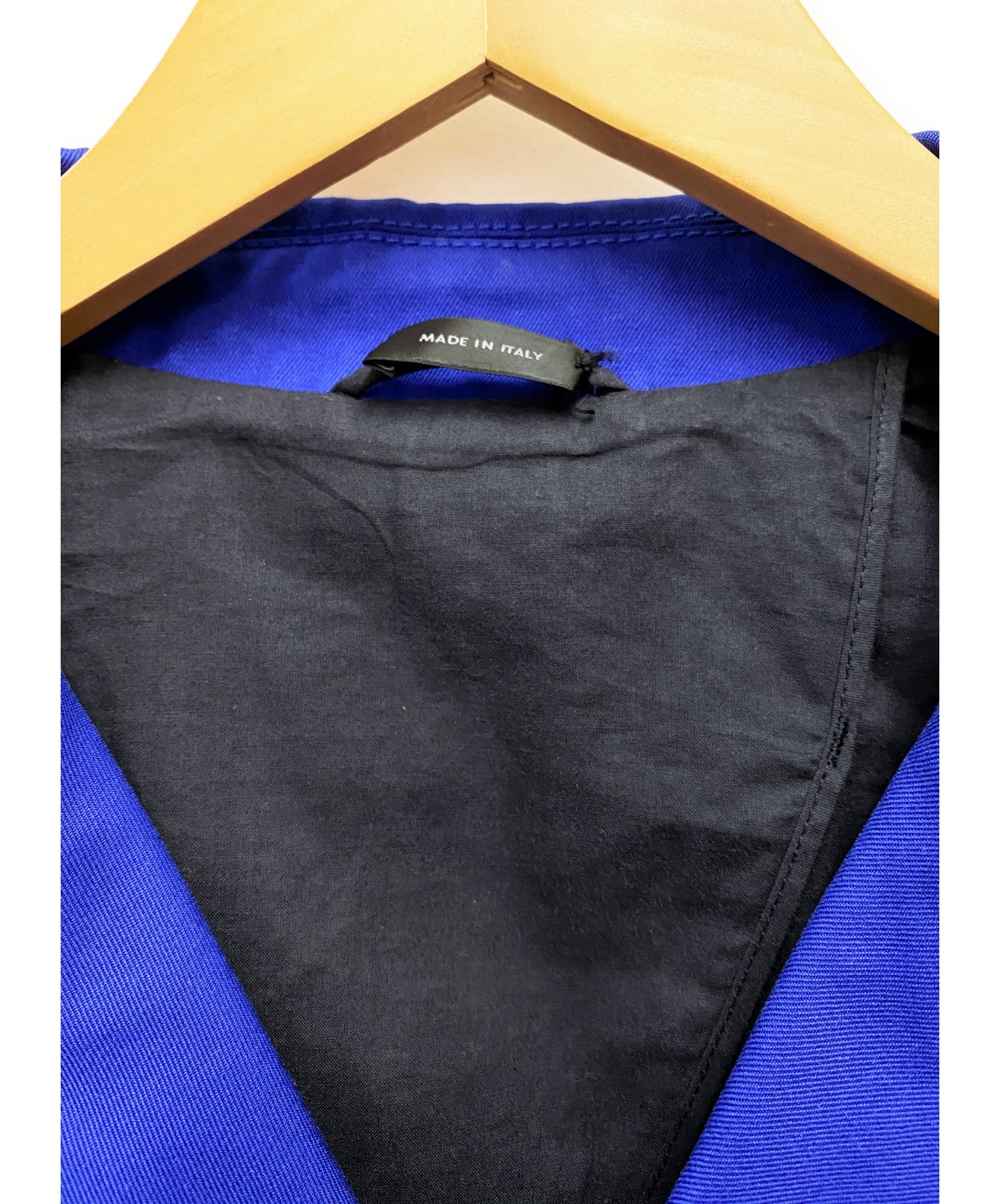 中古・古着通販】JIL SANDER (ジルサンダー) ハーフコート ブルー