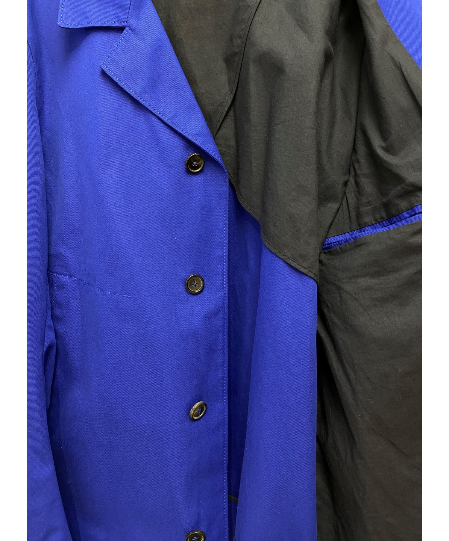 中古・古着通販】JIL SANDER (ジルサンダー) ハーフコート ブルー