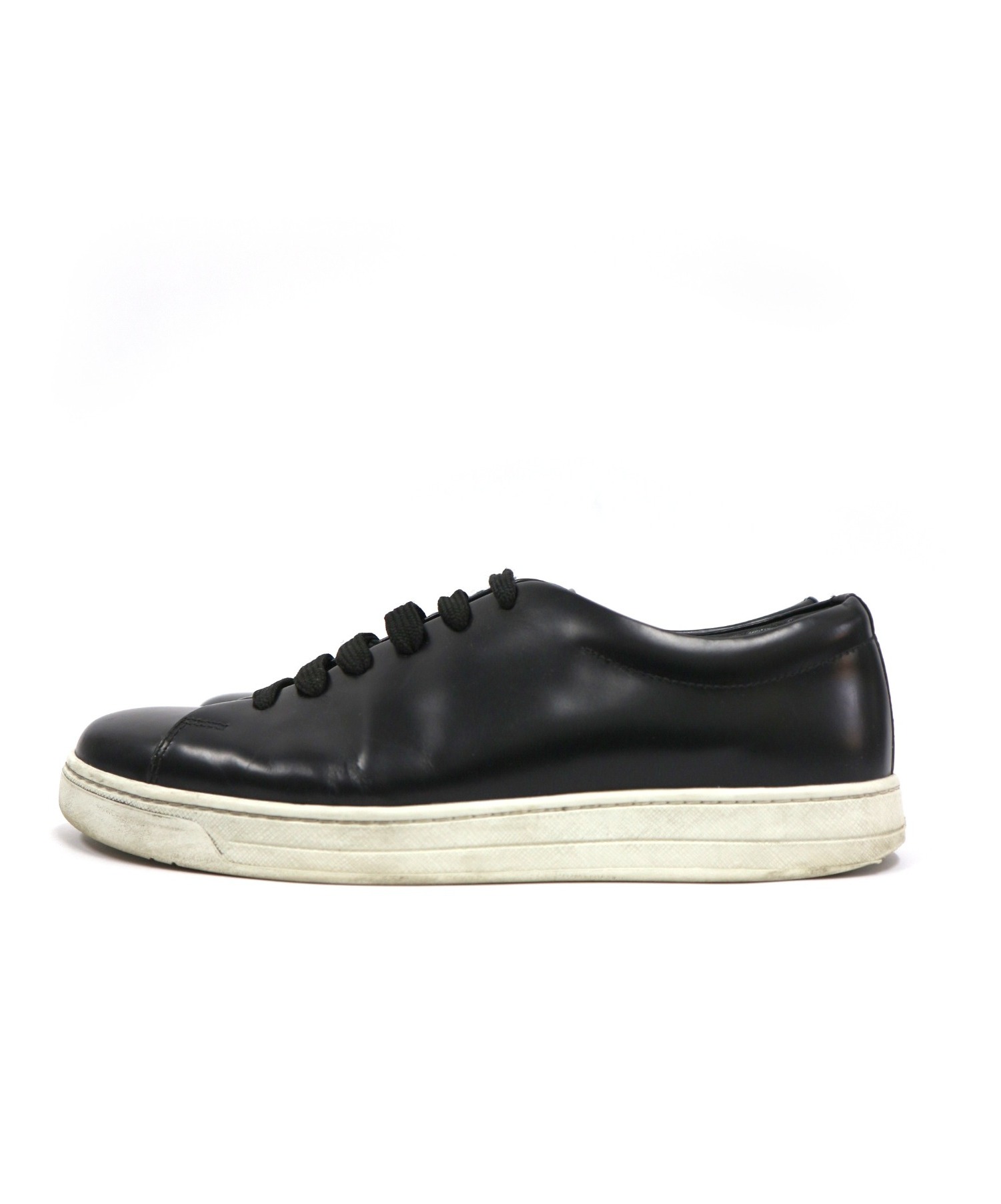 中古・古着通販】PRADA (プラダ) レザースニーカー サイズ:5.5 4E2996 