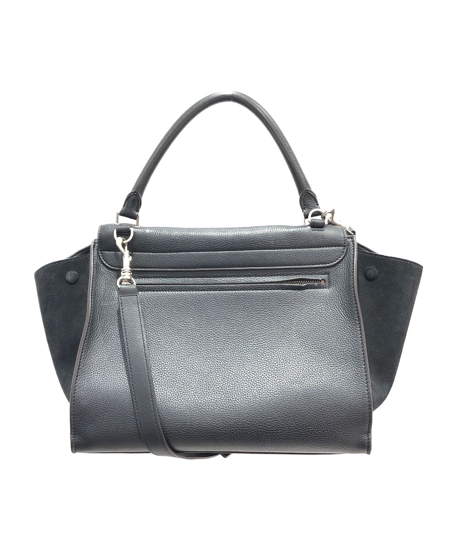 中古・古着通販】CELINE (セリーヌ) トラペーズ ブラック サイズ 