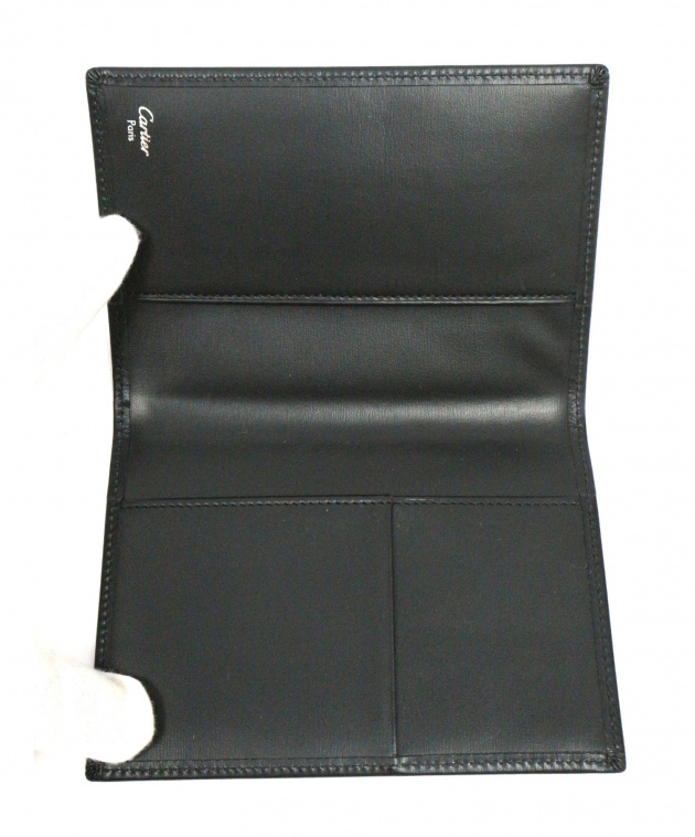 中古・古着通販】Cartier (カルティエ) パスポートケース ブラック 未