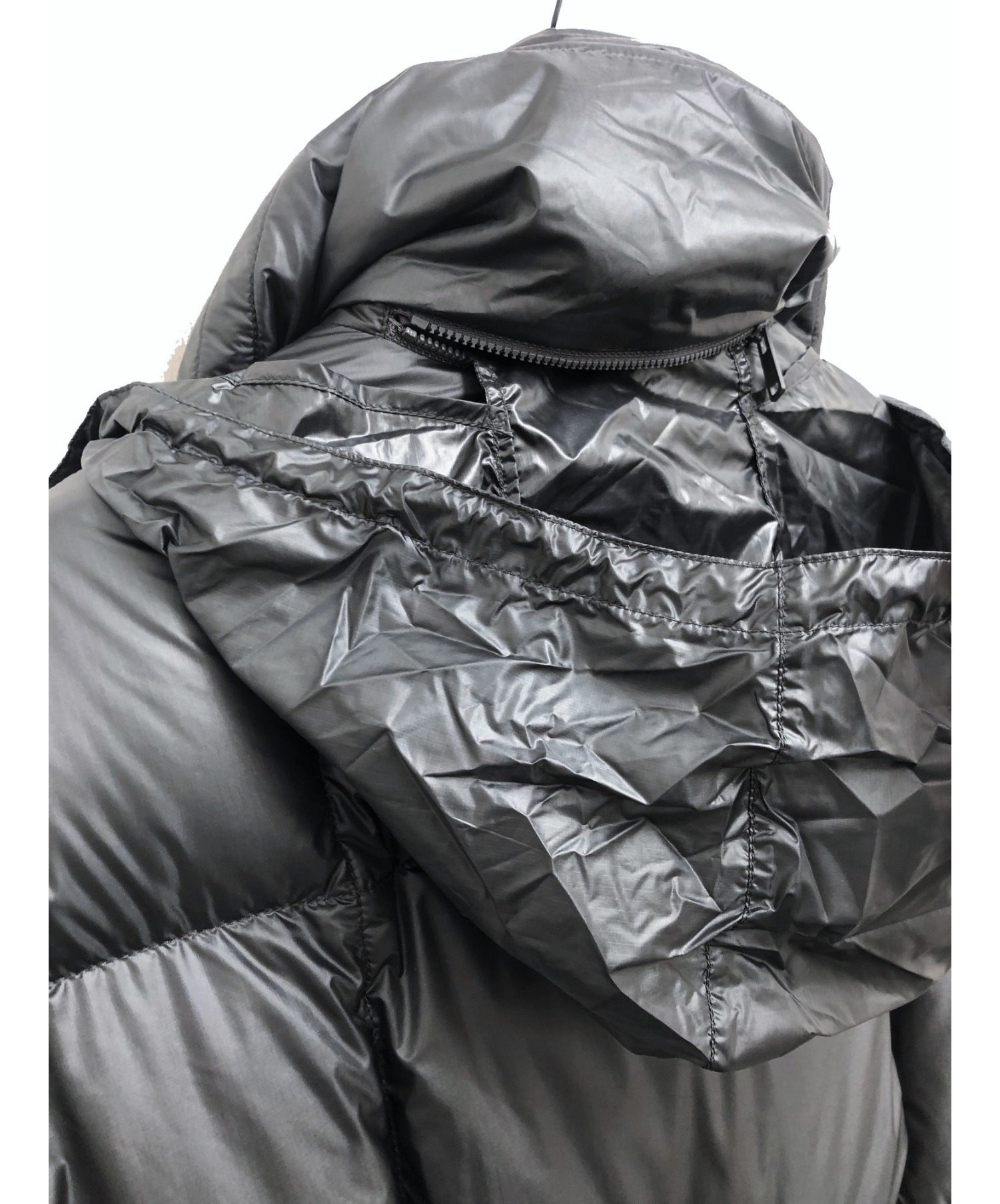 中古・古着通販】PRADA (プラダ) オーバーサイズダウンコート グレー