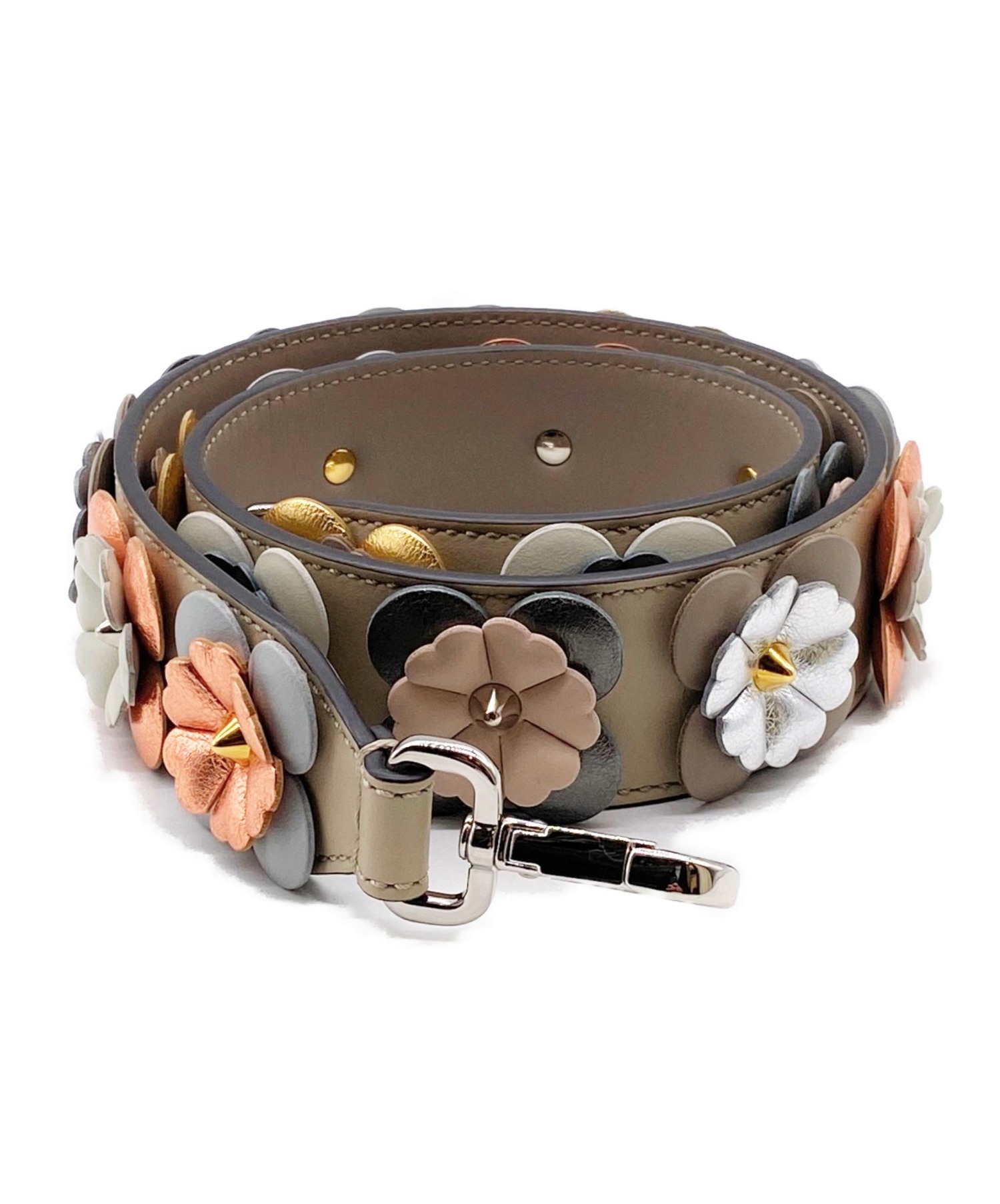 中古・古着通販】FENDI (フェンディ) フラワースタッズショルダー 
