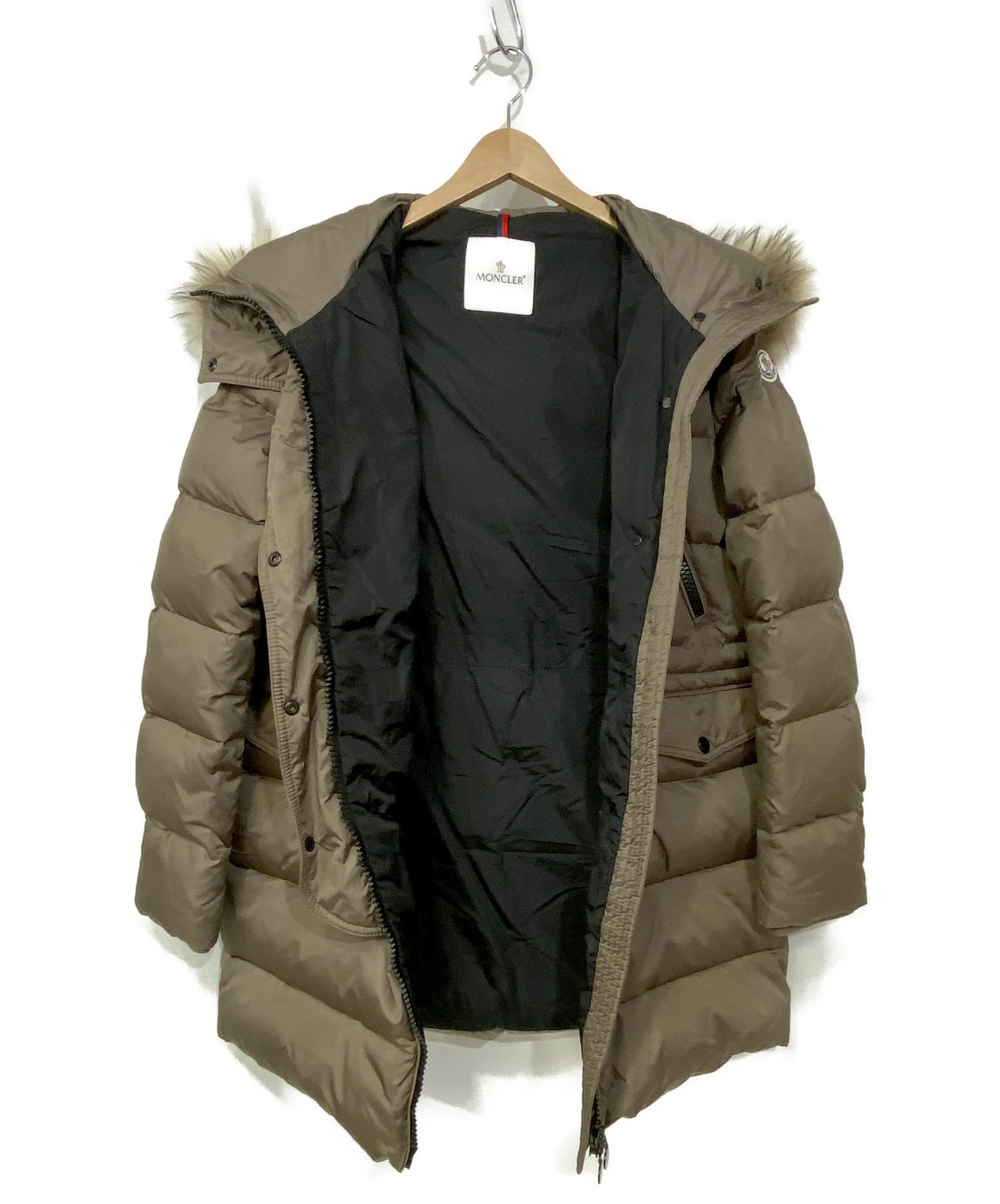 中古・古着通販】MONCLER (モンクレール) ファー付ダウンコート 