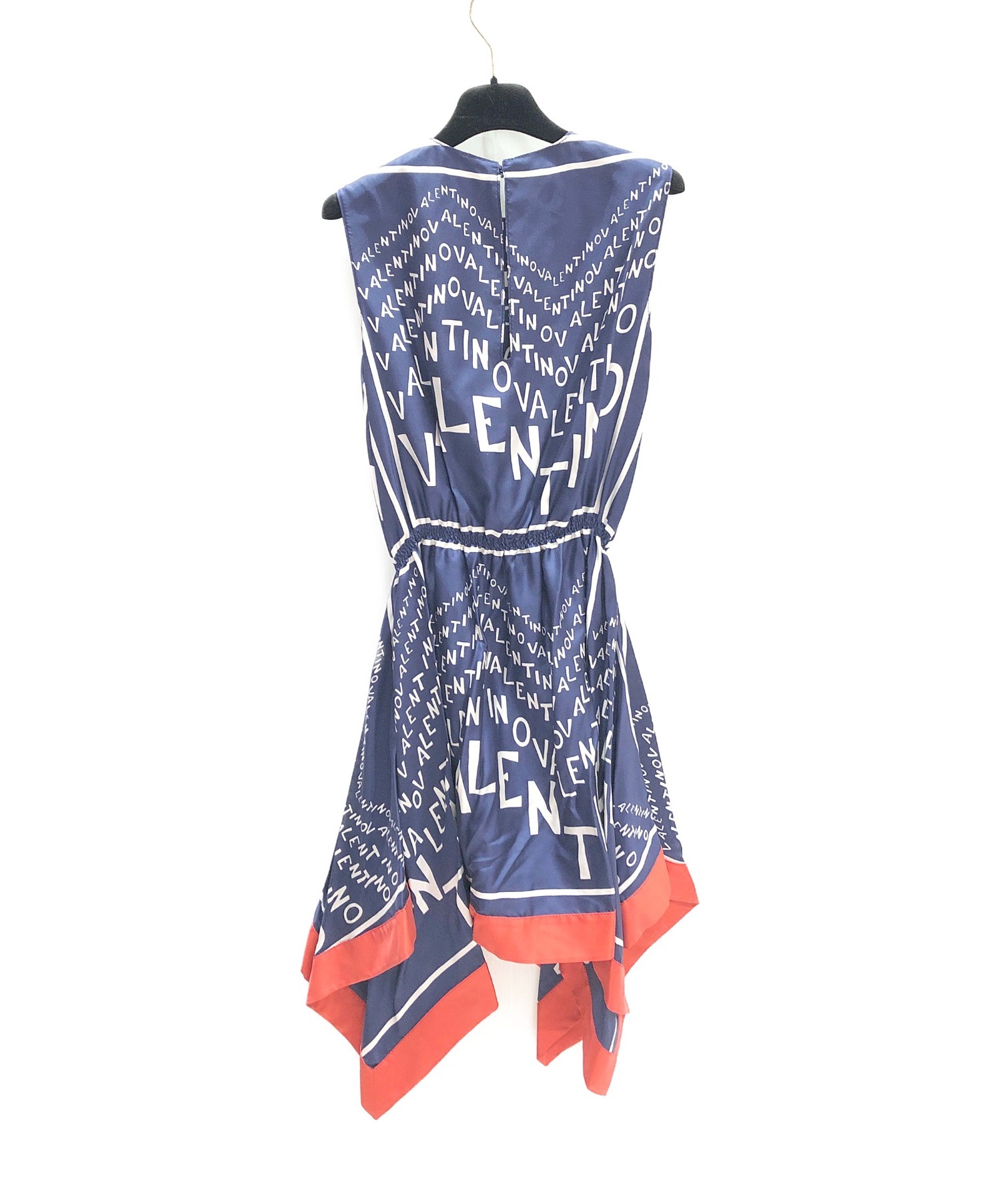 中古・古着通販】VALENTINO (ヴァレンティノ) ワンピース ネイビー