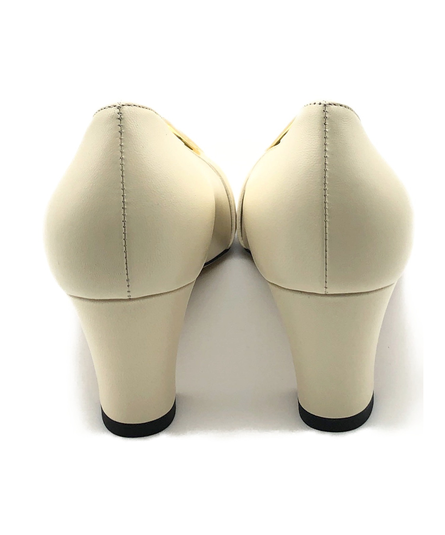 中古・古着通販】GUCCI (グッチ) パンプス アイボリー サイズ:38 