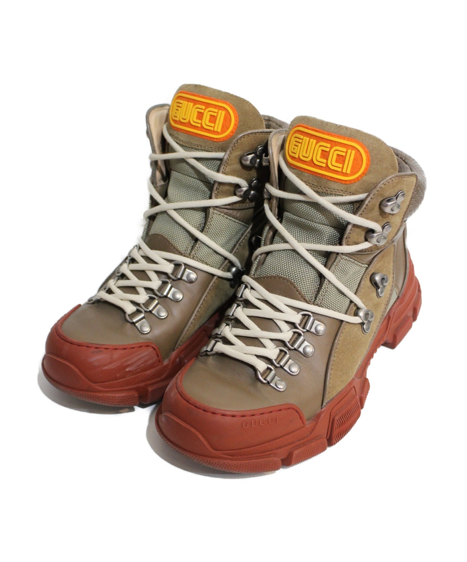 中古・古着通販】GUCCI (グッチ) フラッシュトレックハイトップ