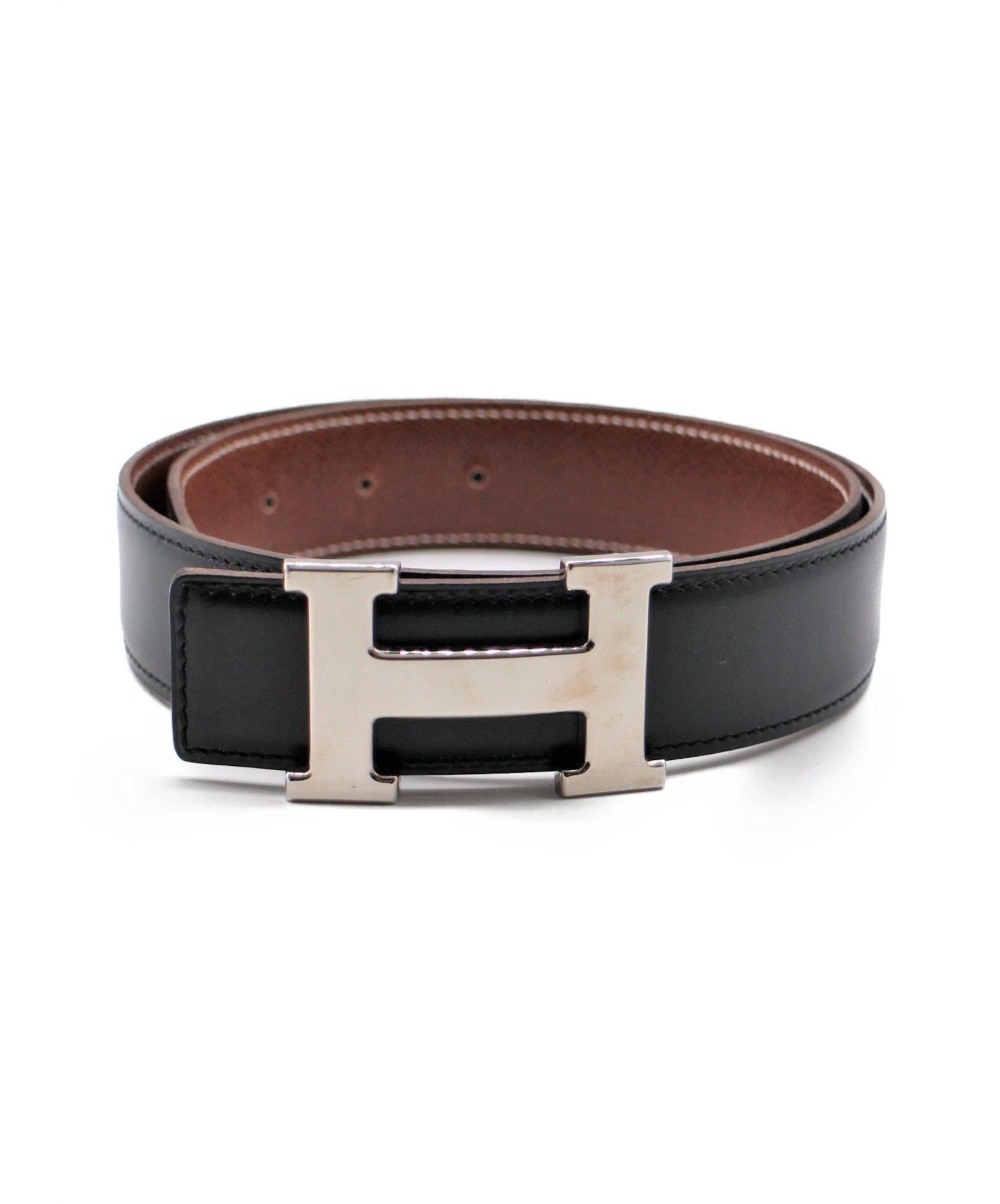 中古・古着通販】HERMES (エルメス) コンスタンスHベルト ブラック 