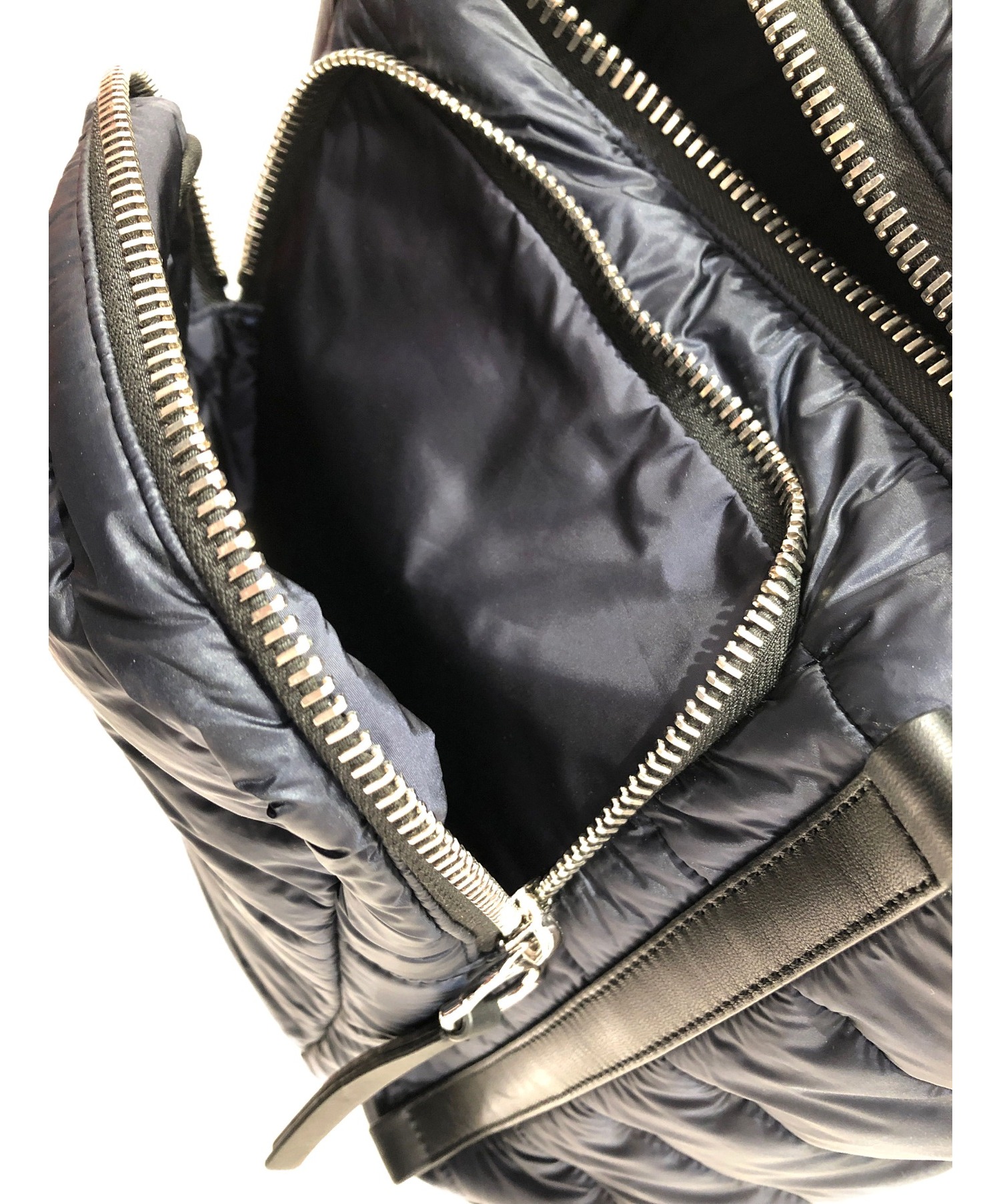 中古・古着通販】MONCLER (モンクレール) ダウンキルトジップバック 