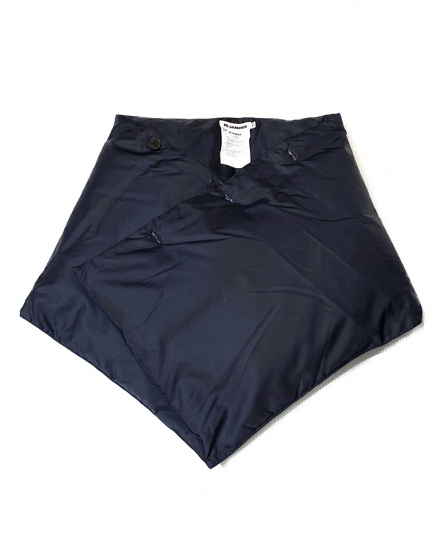 中古・古着通販】JIL SANDER (ジルサンダー) ダウンマフラー ネイビー