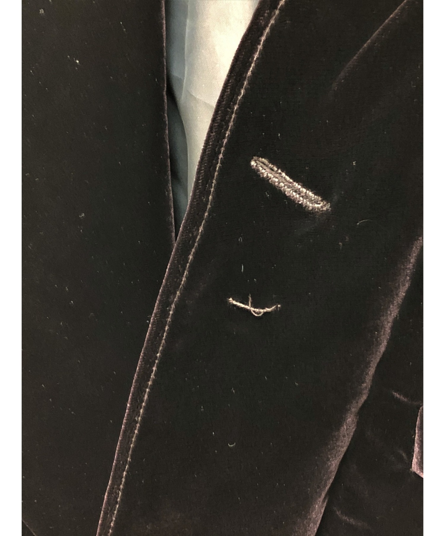 中古・古着通販】TOM FORD (トム フォード) 1Bベロアジャケット 