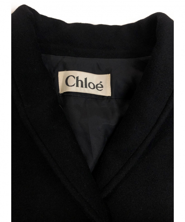 中古・古着通販】Chloe (クロエ) ビッグシルエットコート ブラック