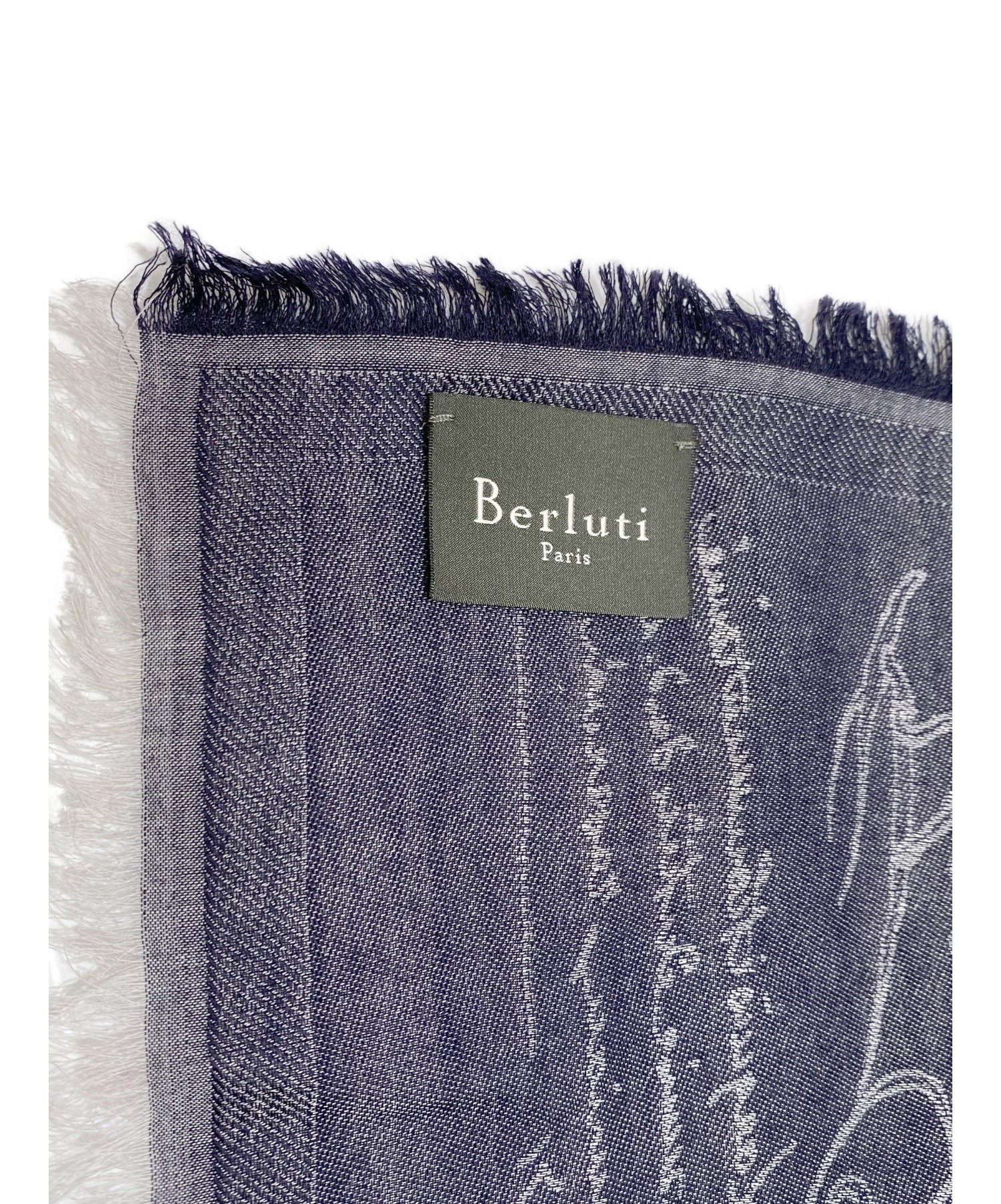 ベルルッティ Berluti カリグラフィ ストール リバーシブル カシミヤ